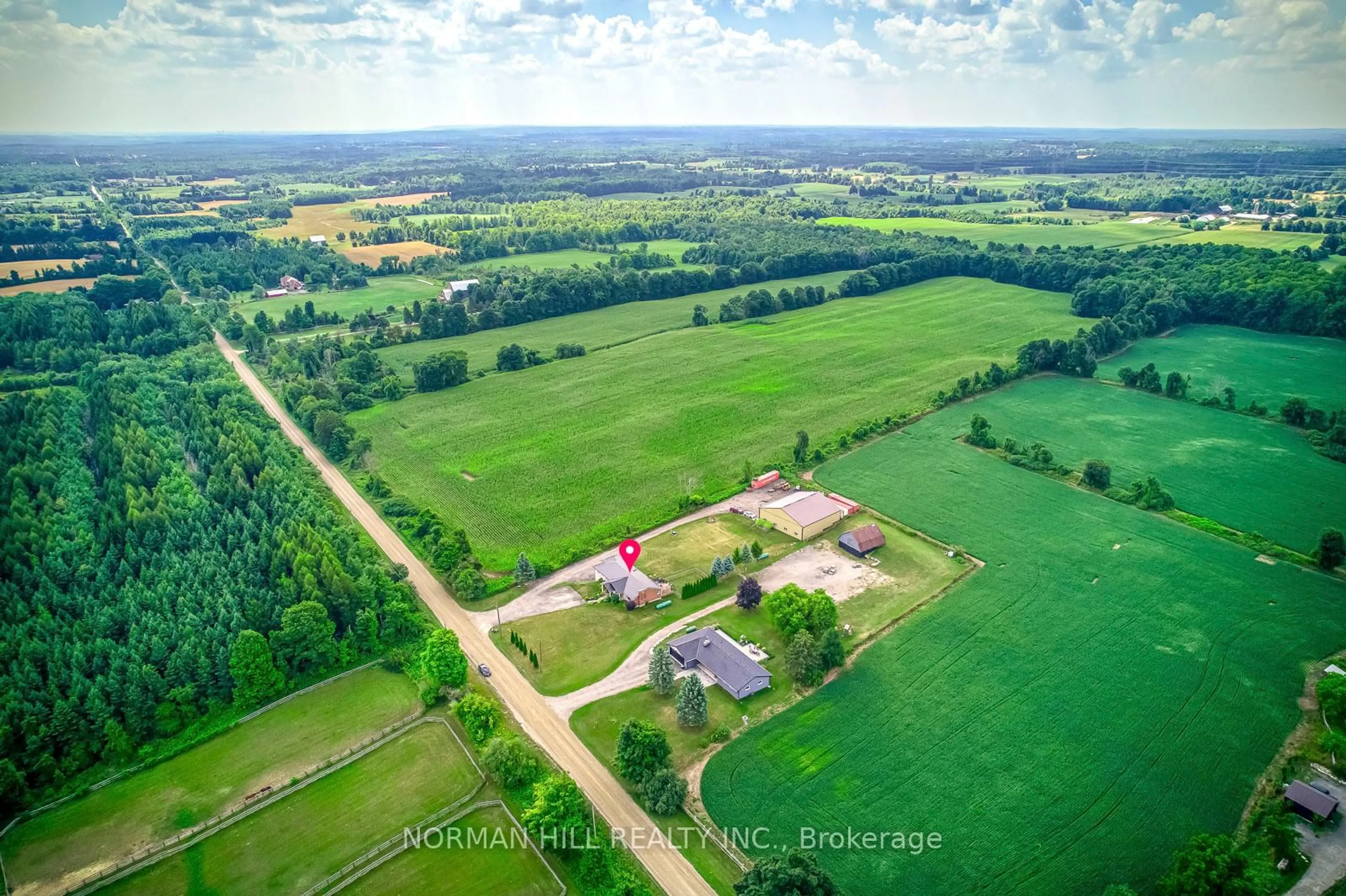 A pic from outside/outdoor area/front of a property/back of a property/a pic from drone, building for 5022 6th Line, Erin Ontario L7J 2L8