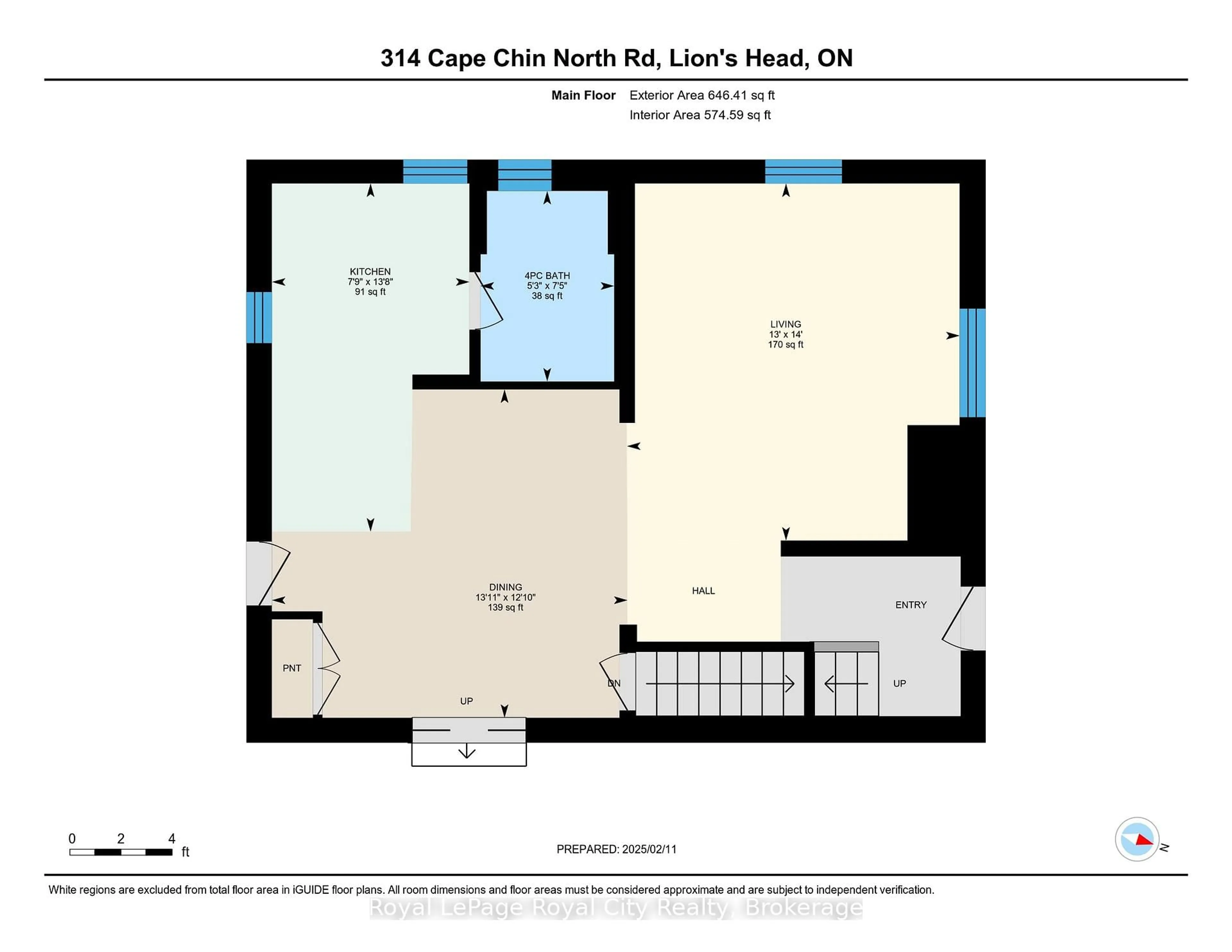 Floor plan for 314 Cape Chin Rd, Northern Bruce Peninsula Ontario N0H 1W0