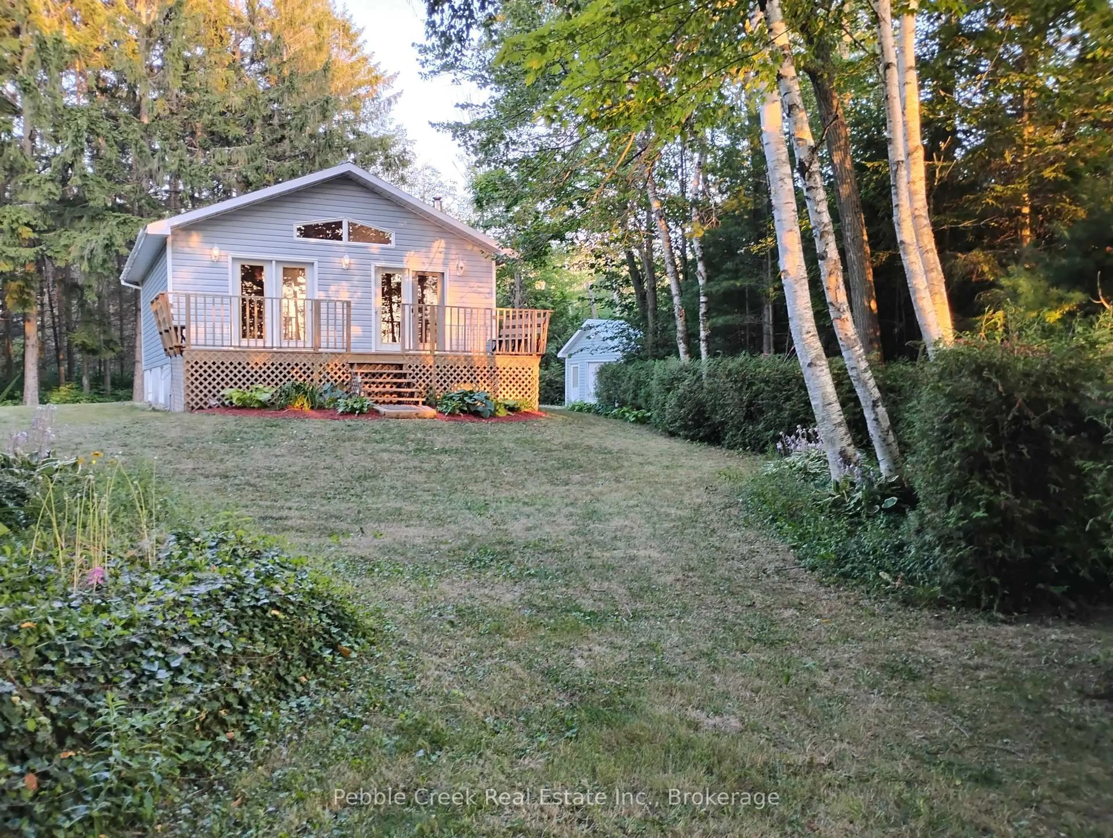 A pic from outside/outdoor area/front of a property/back of a property/a pic from drone, forest/trees view for 84433 Sunrise Dr, Ashfield-Colborne-Wawanosh Ontario N7A 3X9