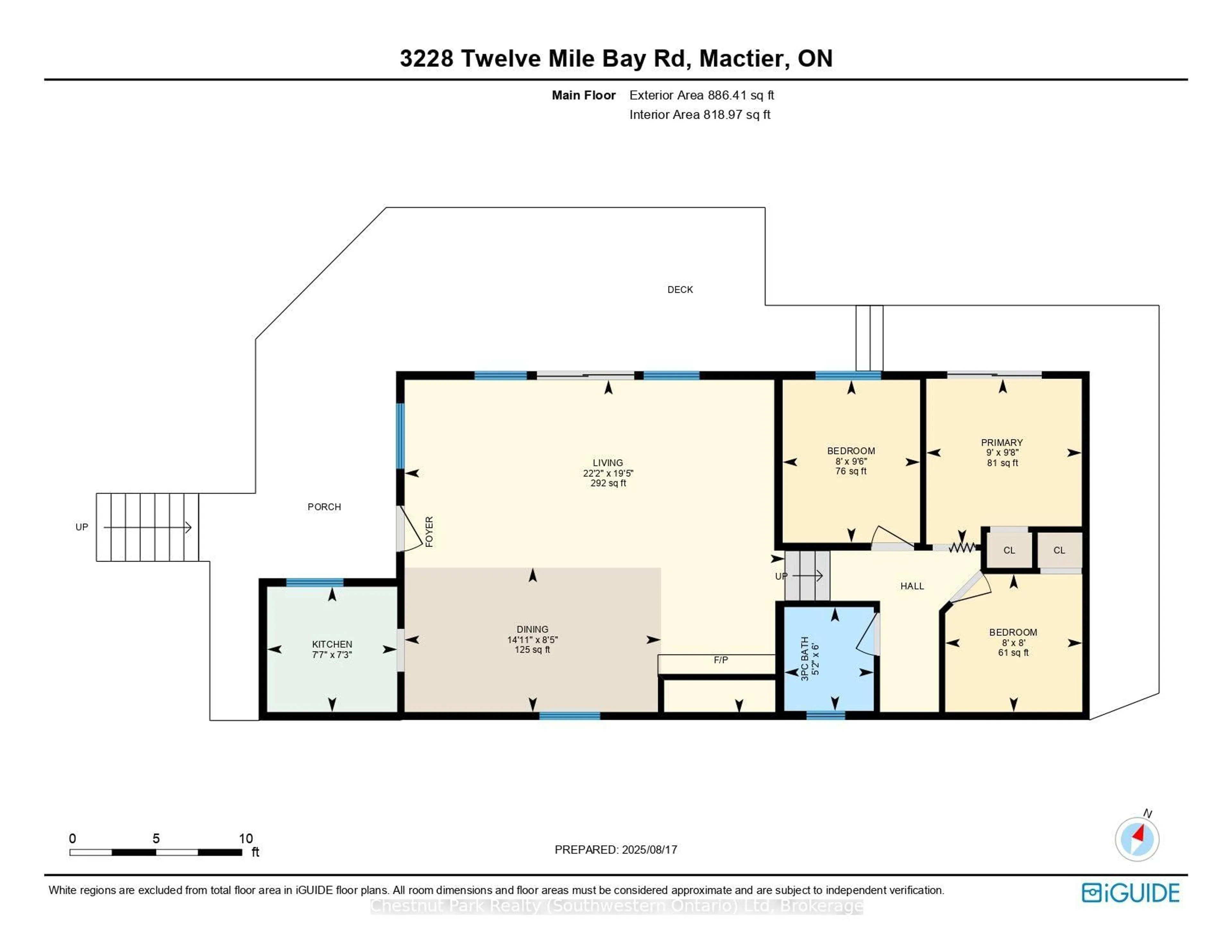 Floor plan for 3228 Twelve Mile Bay Rd, Georgian Bay Ontario P0C 1H0