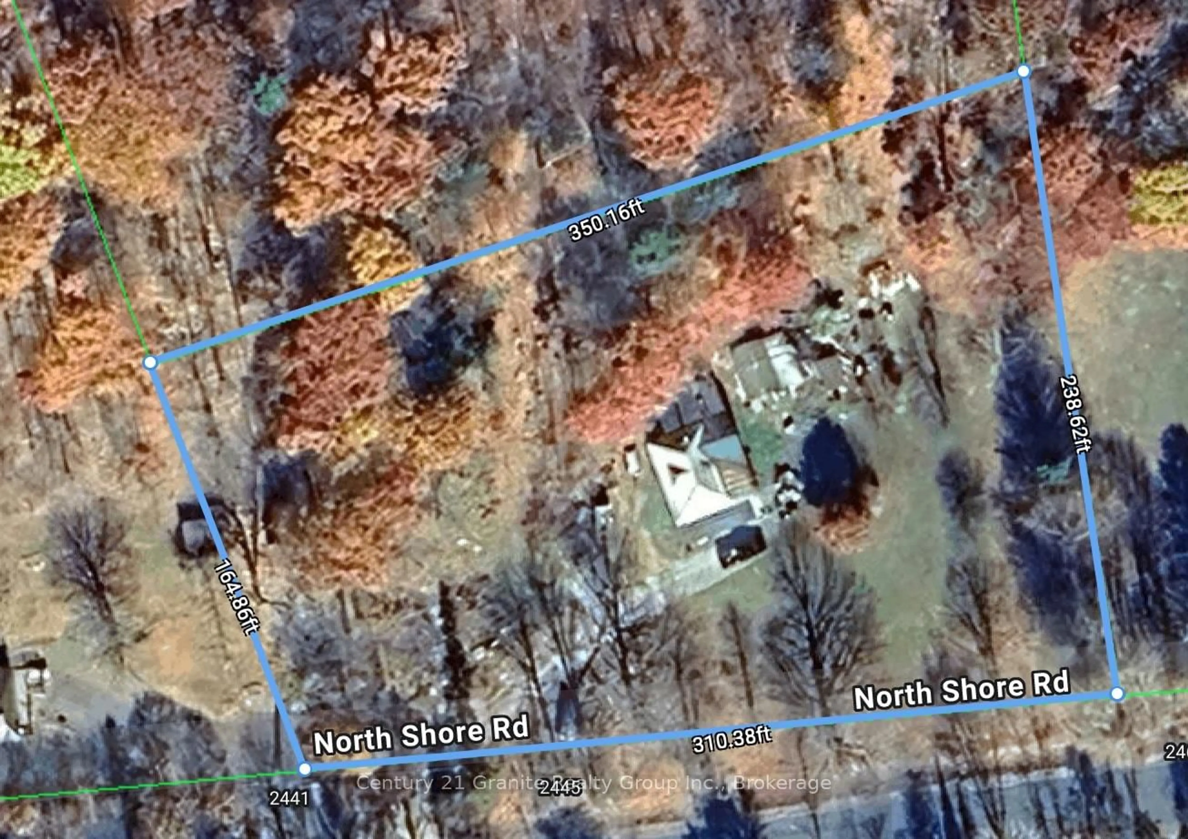 A pic from outside/outdoor area/front of a property/back of a property/a pic from drone, street for 2445 North Shore Rd, Algonquin Highlands Ontario K0M 1S0