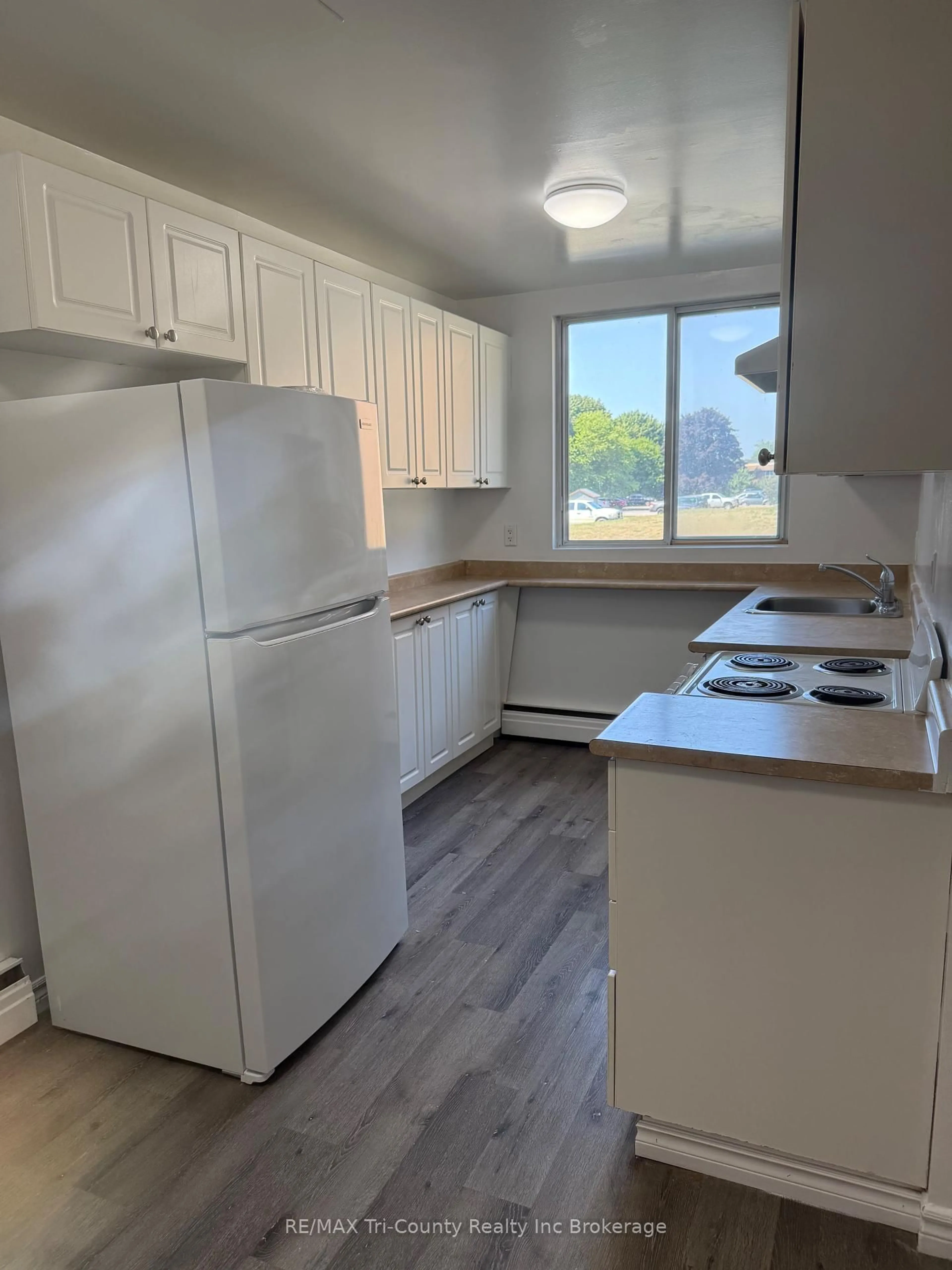 Standard kitchen, wood/laminate floor for 191 Lisgar Ave #105, Tillsonburg Ontario N4G 3L5
