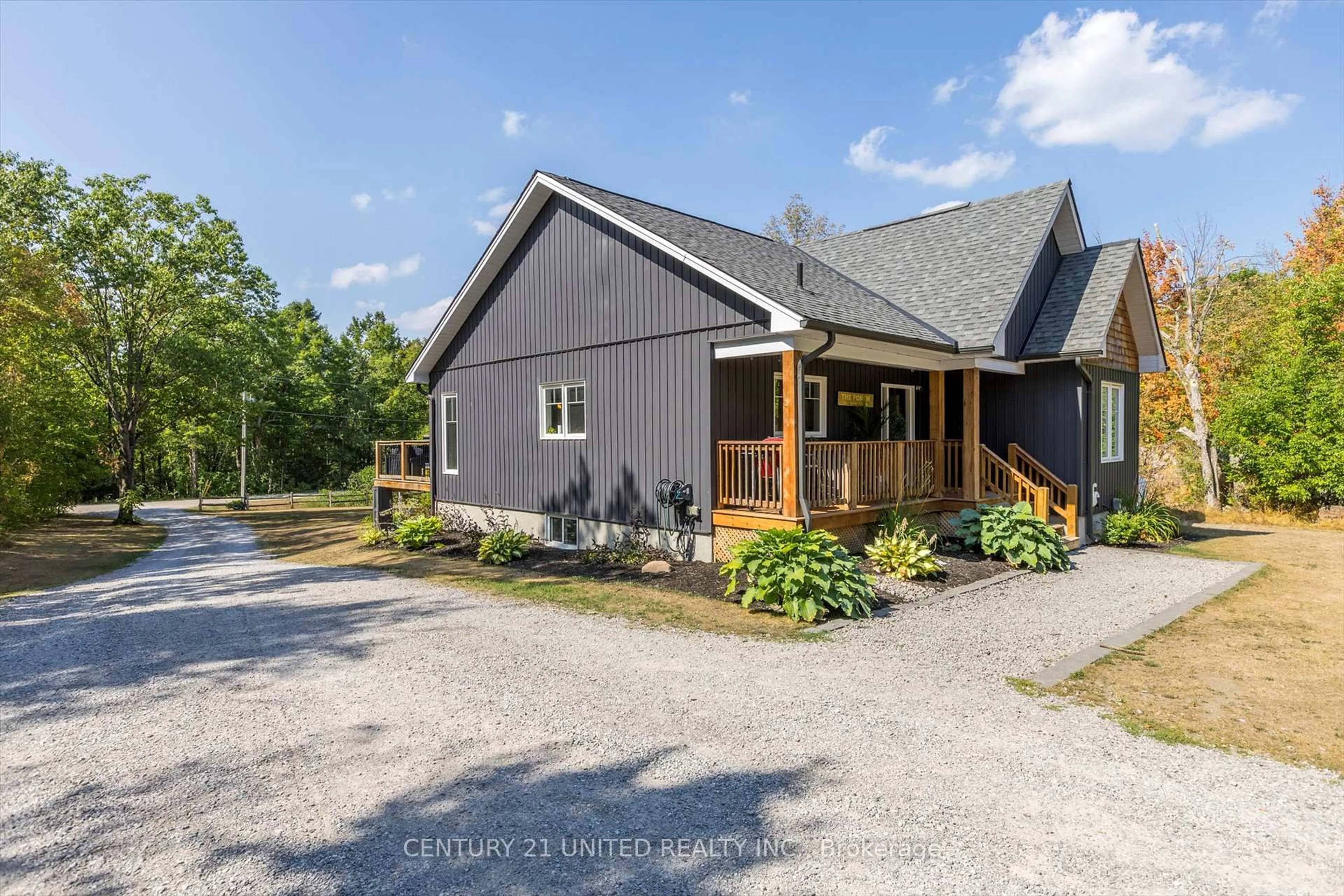 A pic from outside/outdoor area/front of a property/back of a property/a pic from drone, unknown for 25 Nichols Crt, Kawartha Lakes Ontario K0M 1A0