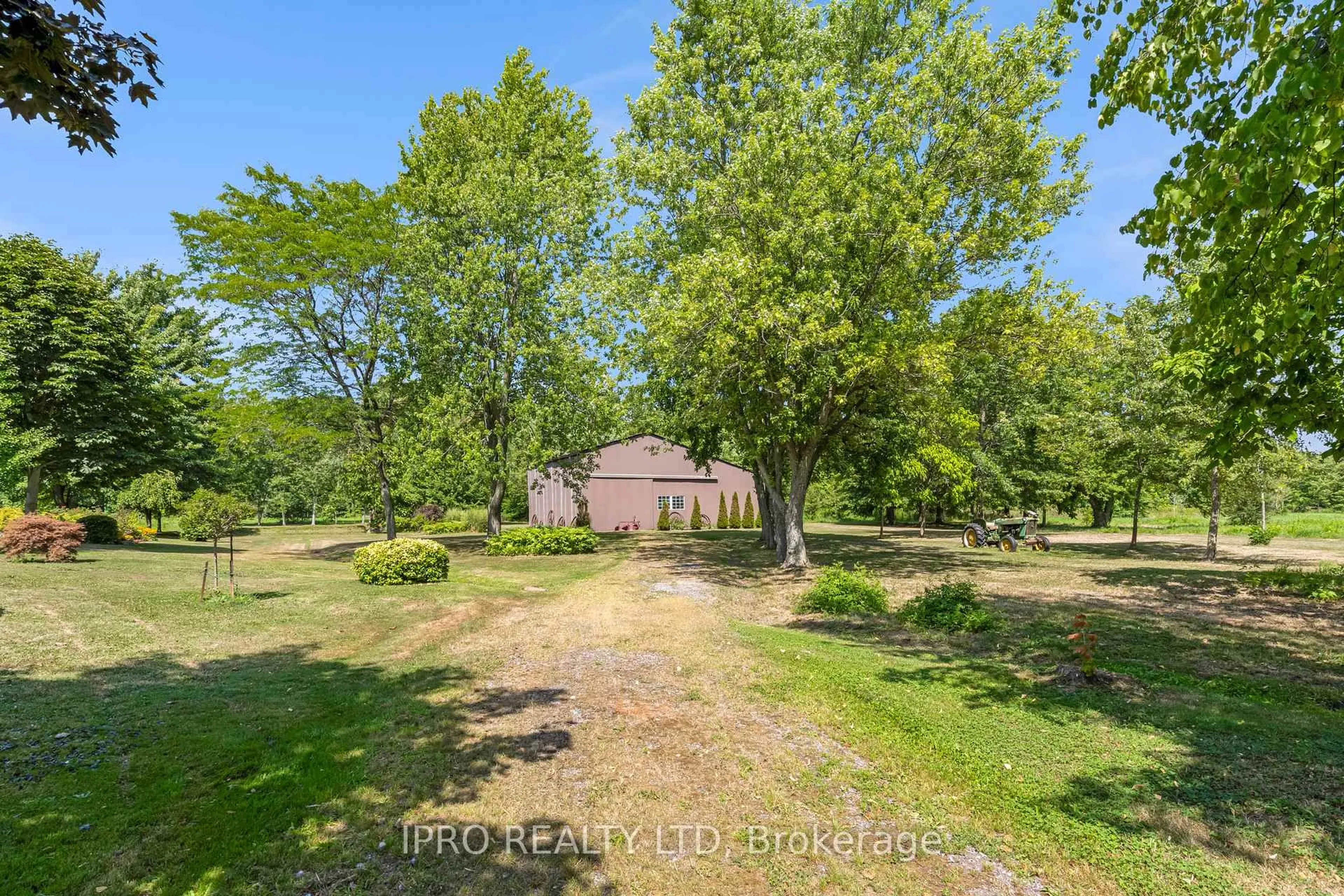 A pic from outside/outdoor area/front of a property/back of a property/a pic from drone, forest/trees view for 40764 Forks Rd, Wainfleet Ontario L0S 1V0