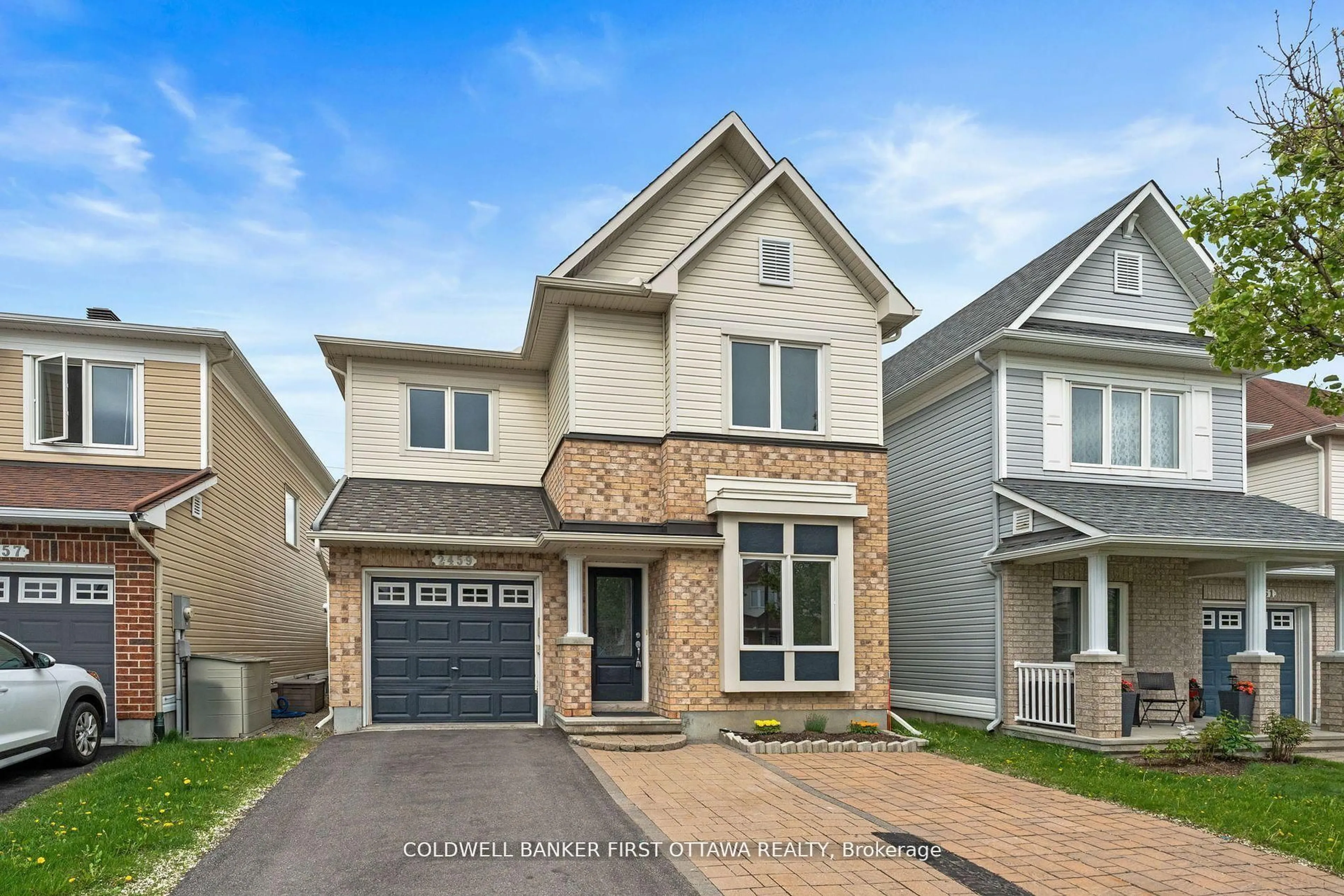 Home with brick exterior material, street for 2459 ESPRIT Dr, Ottawa Ontario K4A 0S3