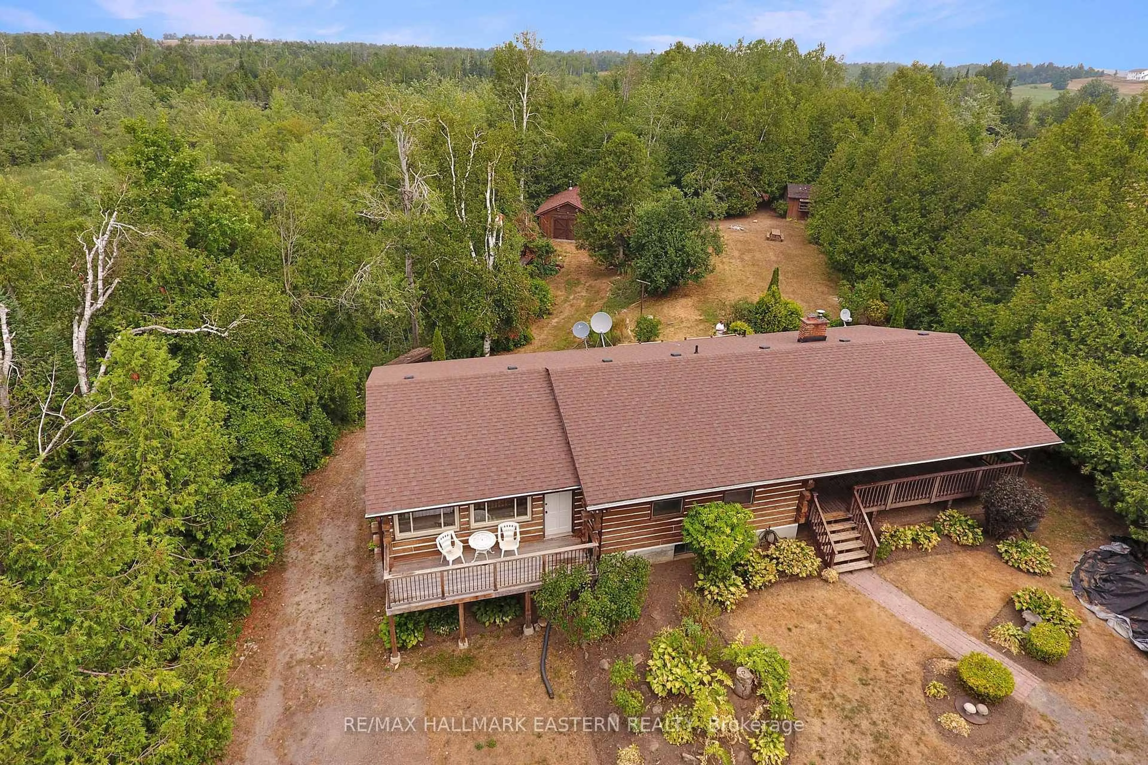 A pic from outside/outdoor area/front of a property/back of a property/a pic from drone, unknown for 939 Centre Rd, Douro-Dummer Ontario K0L 2H0