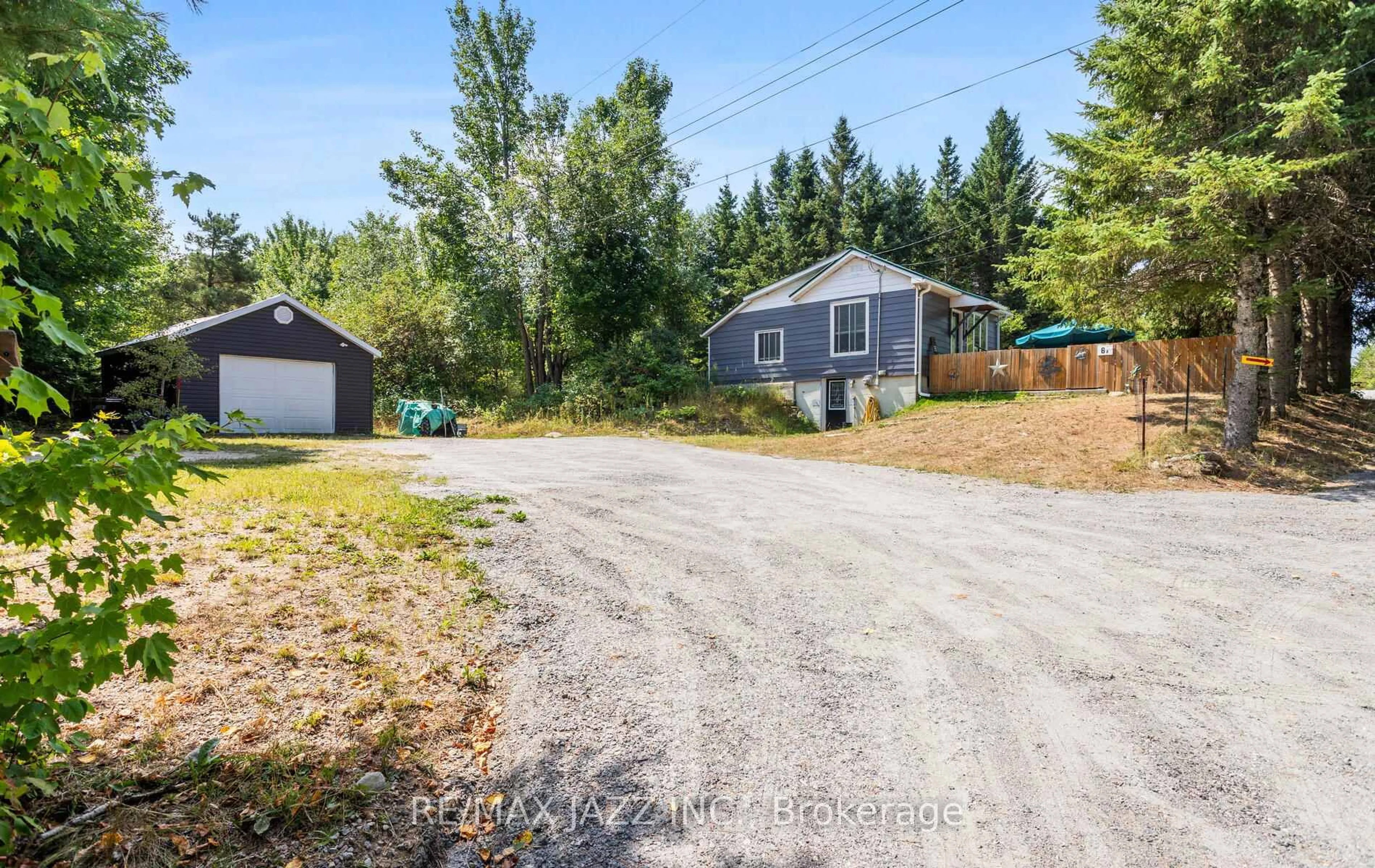 A pic from outside/outdoor area/front of a property/back of a property/a pic from drone, street for 6A Moxam Rd, Maynooth Ontario K0L 2S0