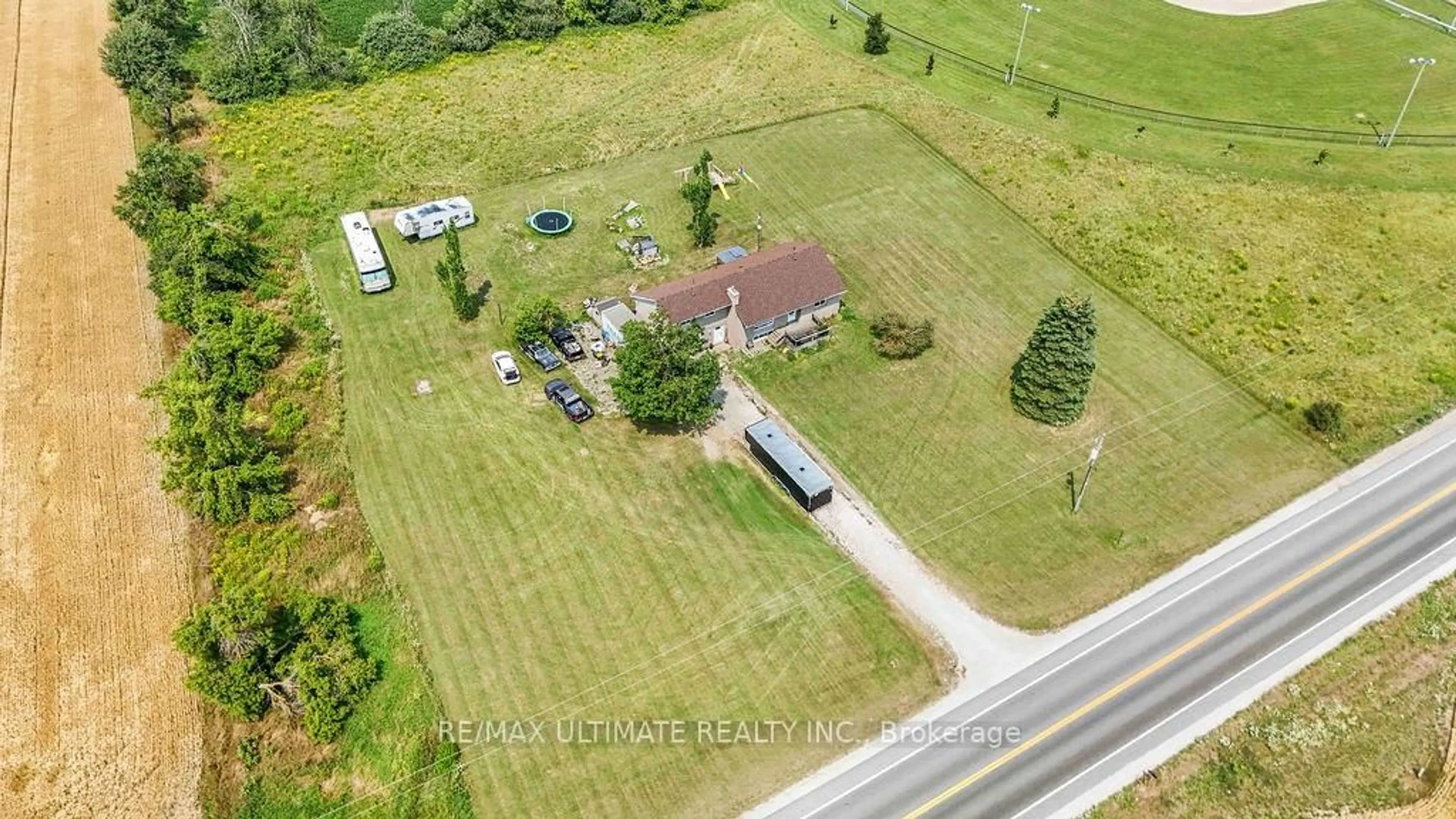 A pic from outside/outdoor area/front of a property/back of a property/a pic from drone, unknown for 269615 Grey Rd #9, Grey Highlands Ontario N0C 1A0