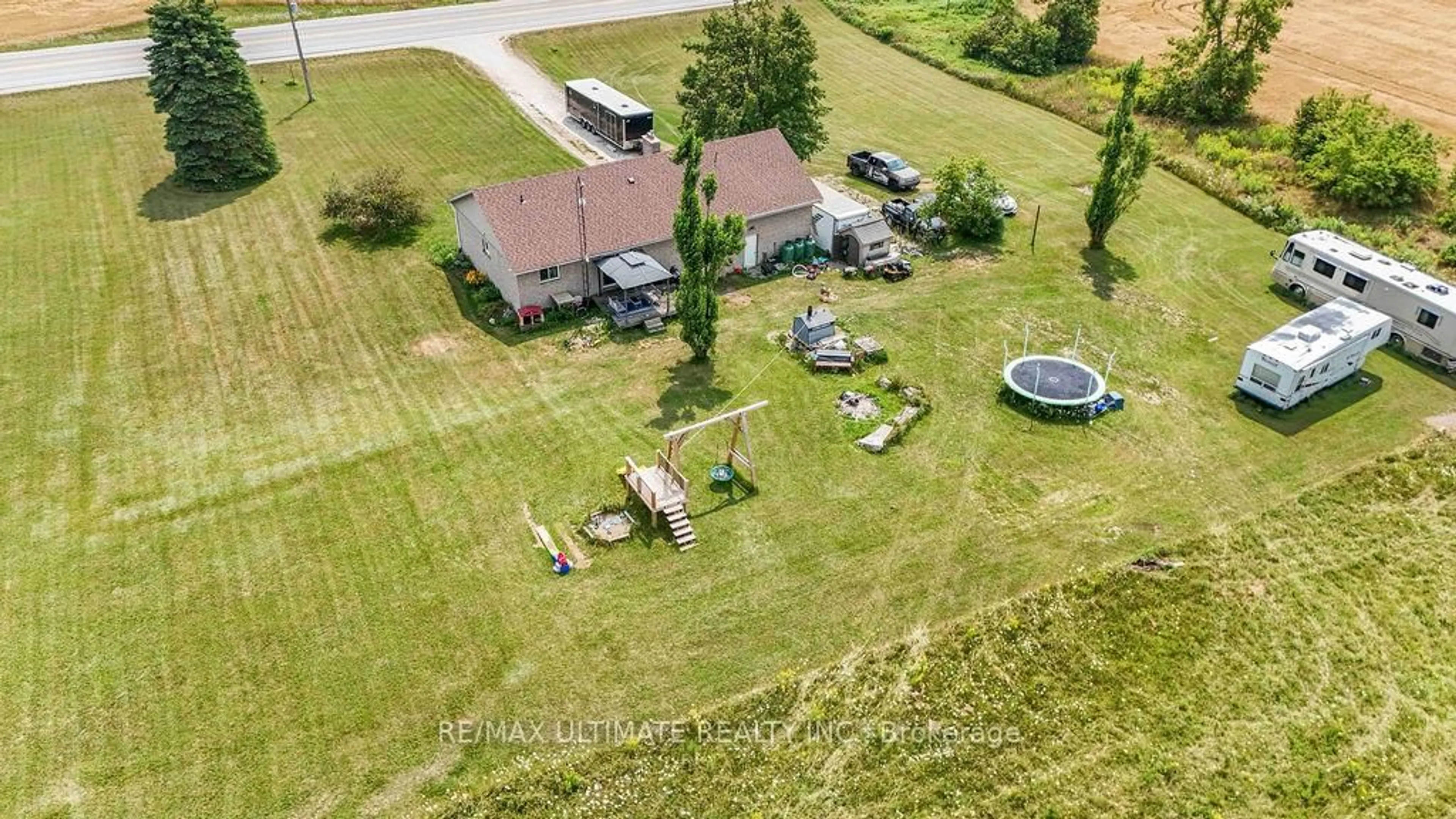 A pic from outside/outdoor area/front of a property/back of a property/a pic from drone, unknown for 269615 Grey Rd #9, Grey Highlands Ontario N0C 1A0