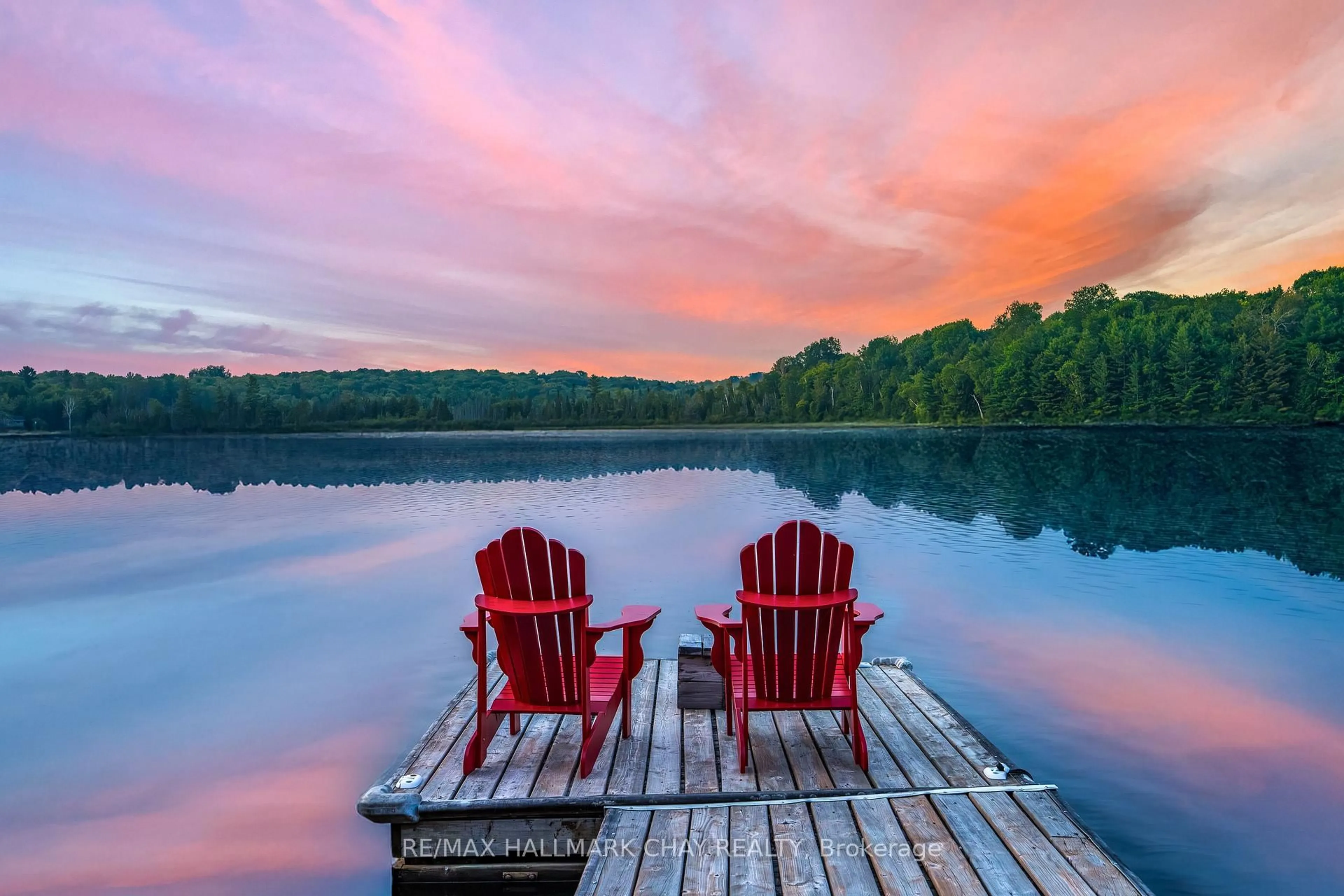 Patio, water/lake/river/ocean view for 1104 Hammond Rd, Lake of Bays Ontario P0B 1A0