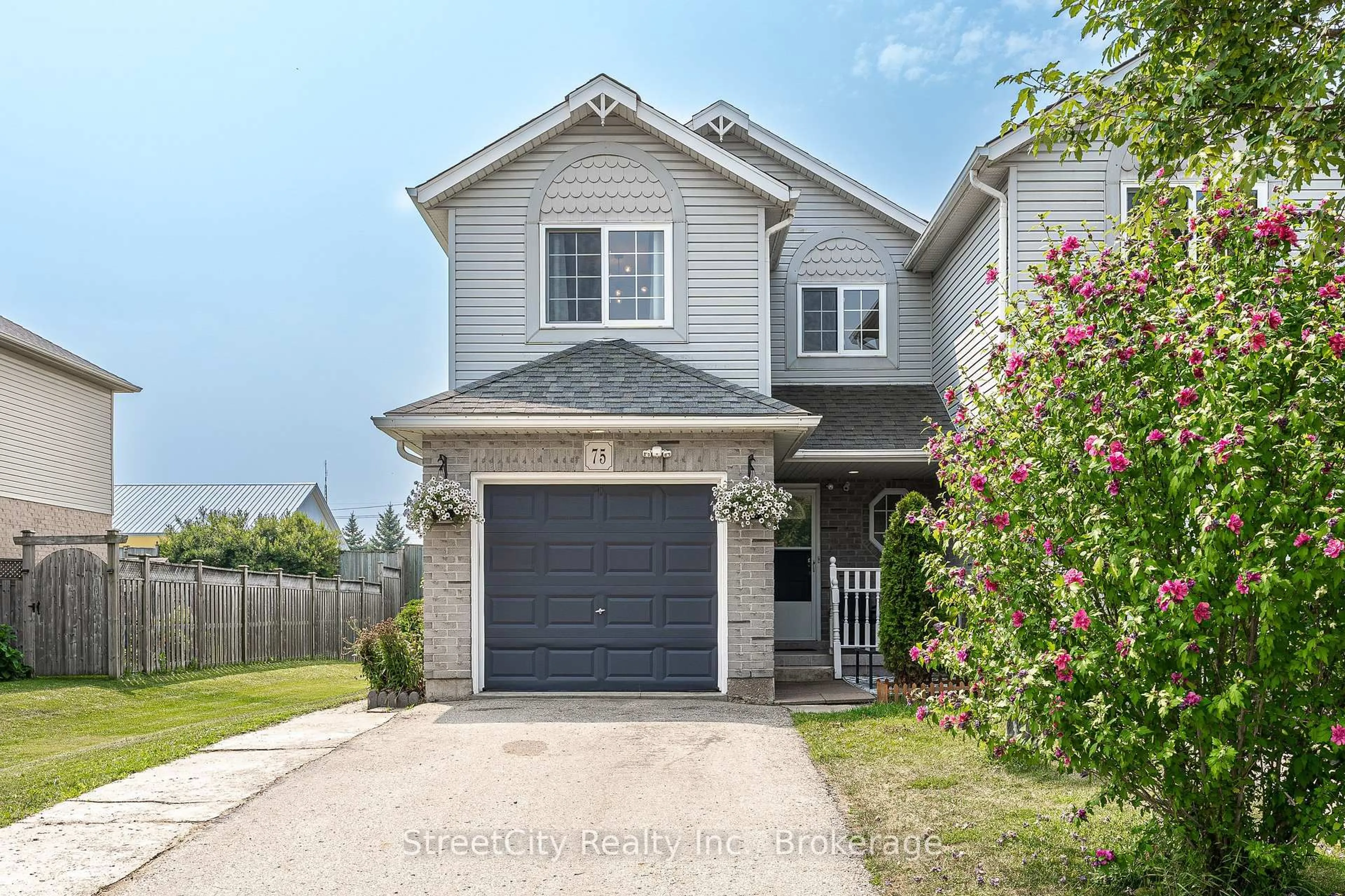 Home with vinyl exterior material, street for 75 Wingfield Ave, Stratford Ontario N5A 7R5