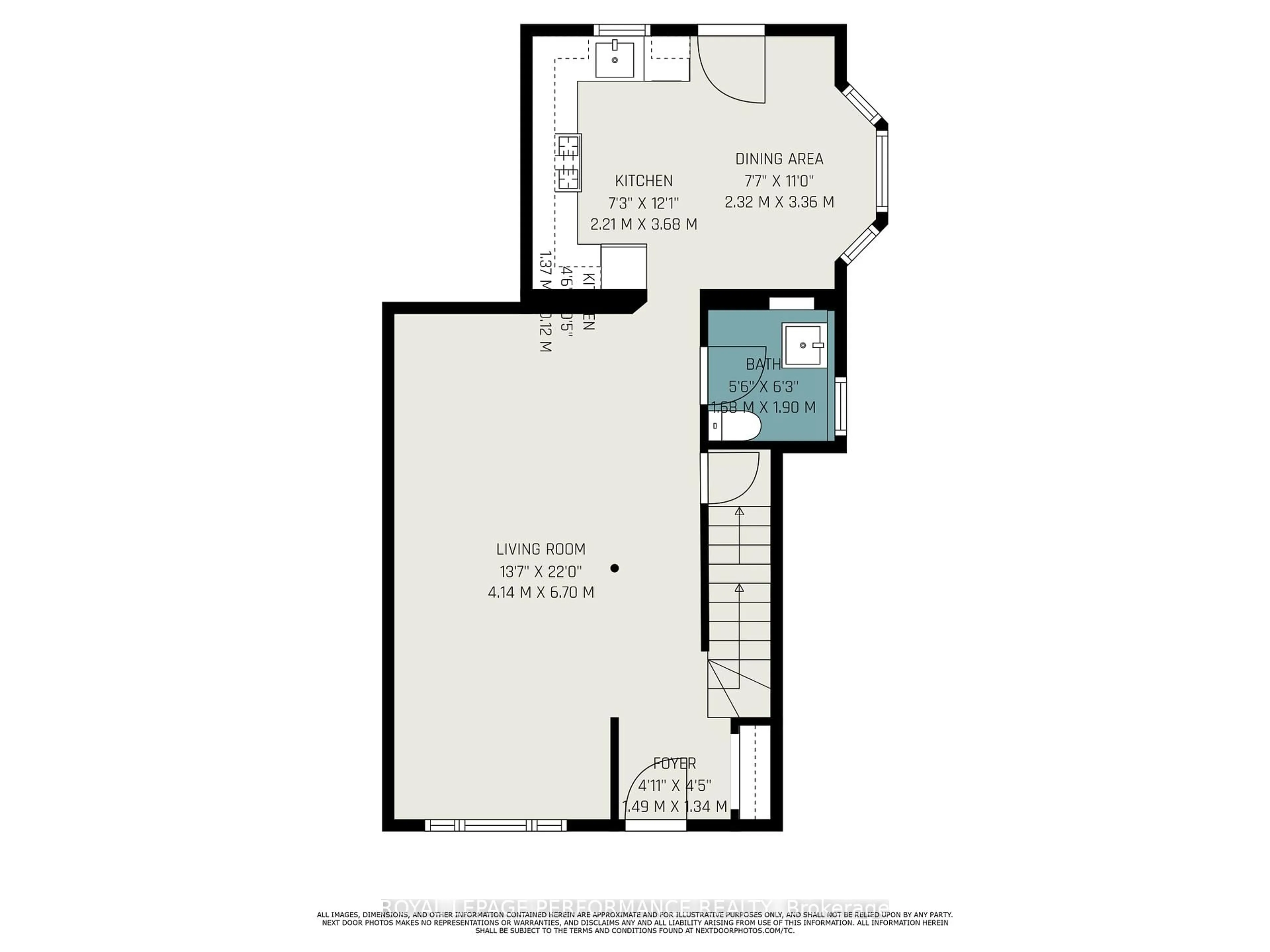 Floor plan for 20 Perkins St, Ottawa Ontario K1R 7G5
