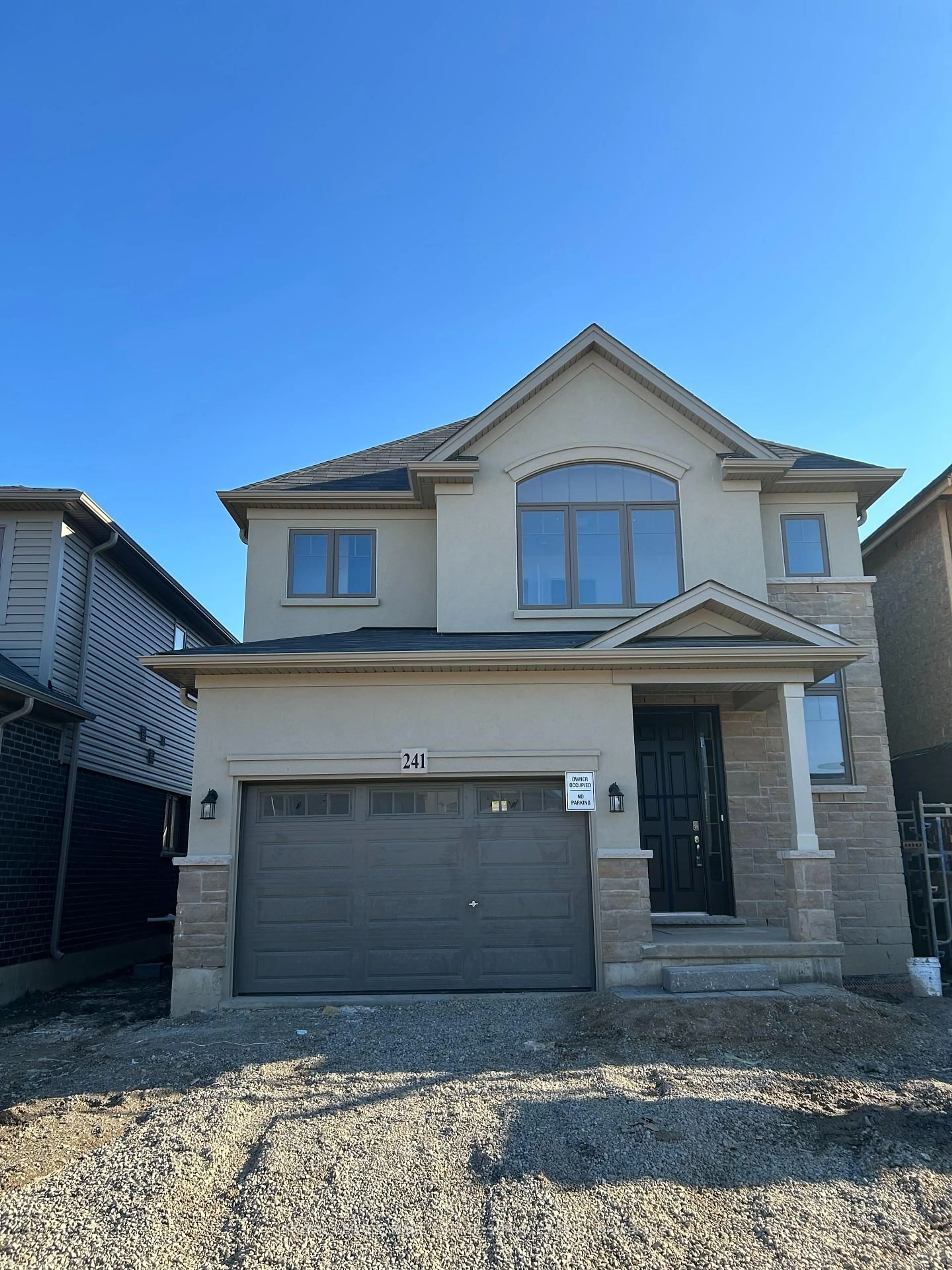 Home with brick exterior material, street for 241 Longboat Ru, Brantford Ontario N3T 5L5