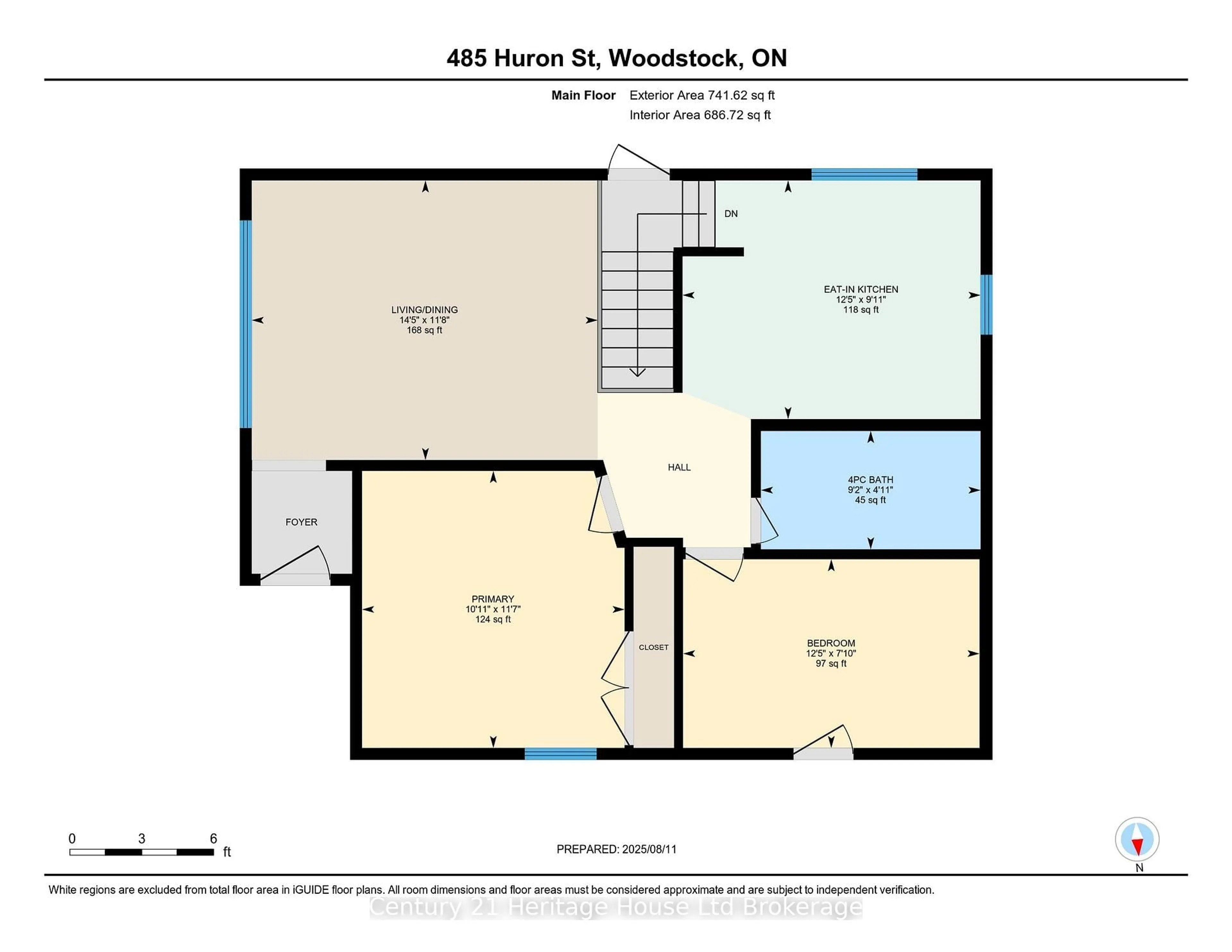 Floor plan for 485 Huron St, Woodstock Ontario N4S 7A9