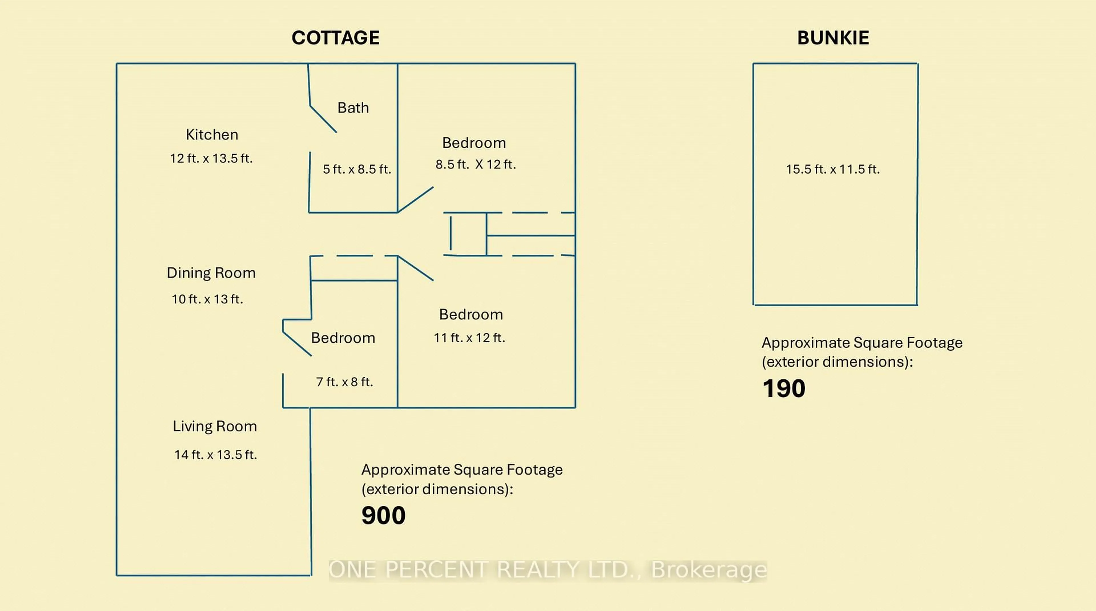 Floor plan for 48 Is 540 Georgian Bay, Georgian Bay Ontario P0E 1E0