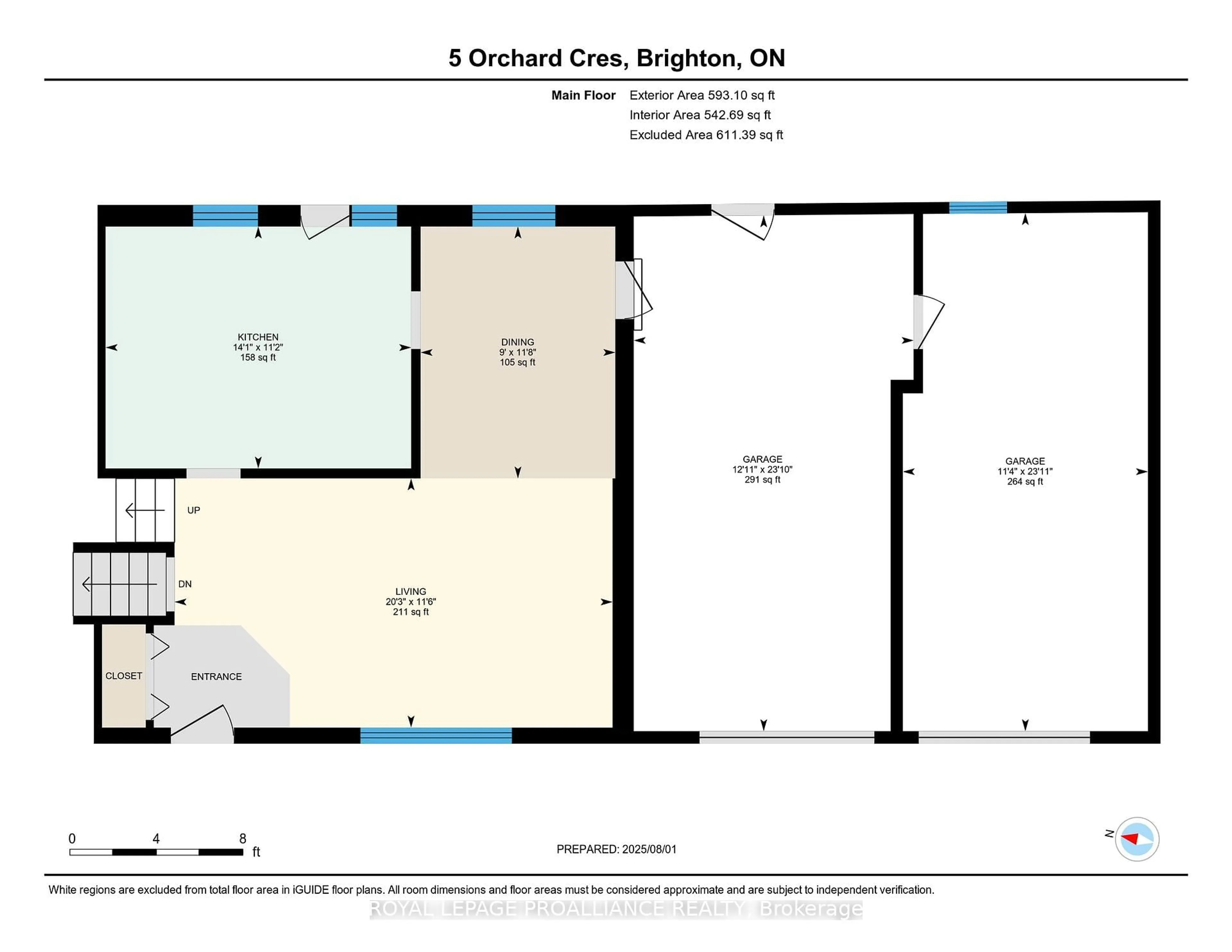 Floor plan for 5 Orchard Cres, Brighton Ontario K0K 1H0