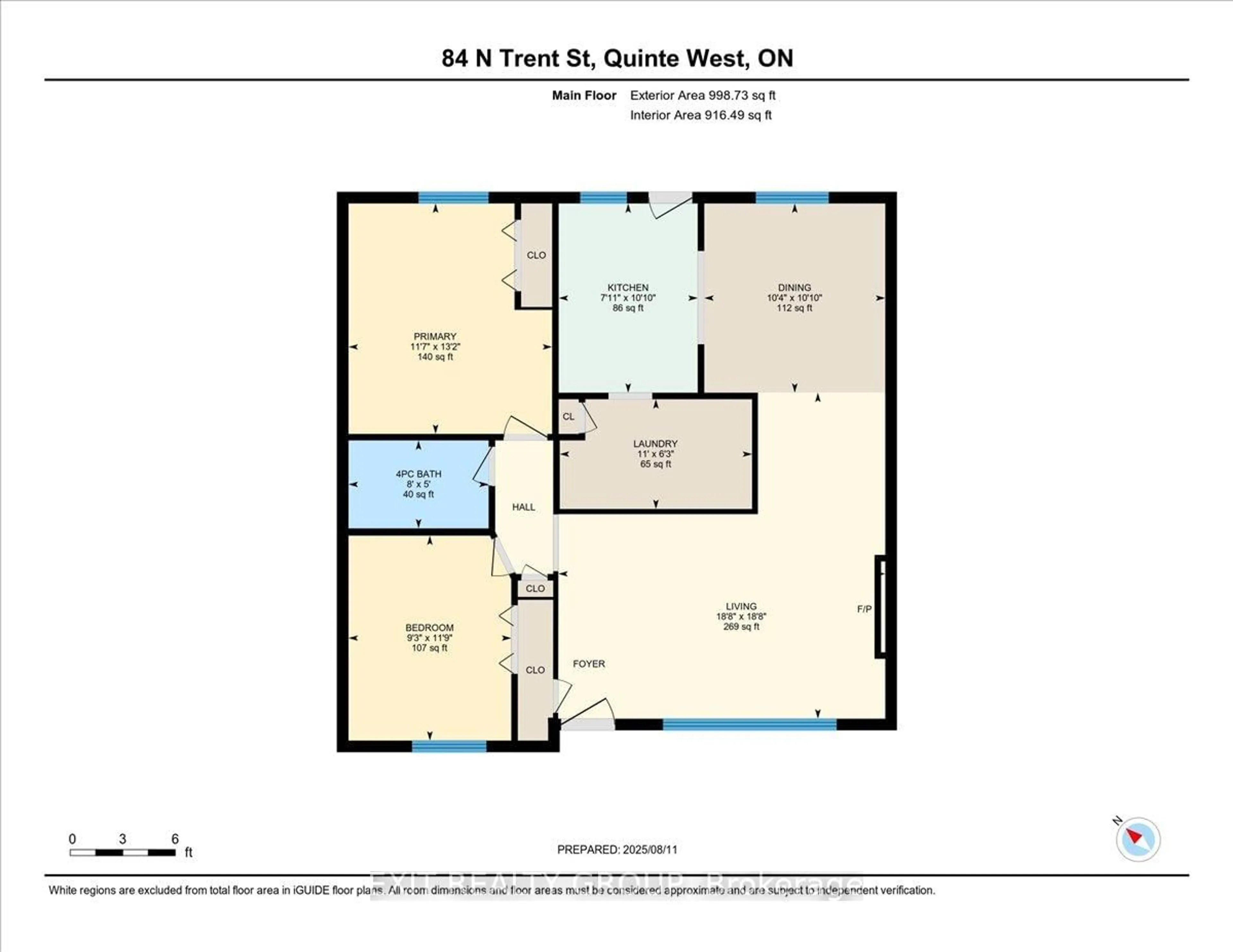 Floor plan for 84 North Trent St, Hastings Ontario K0K 2C0