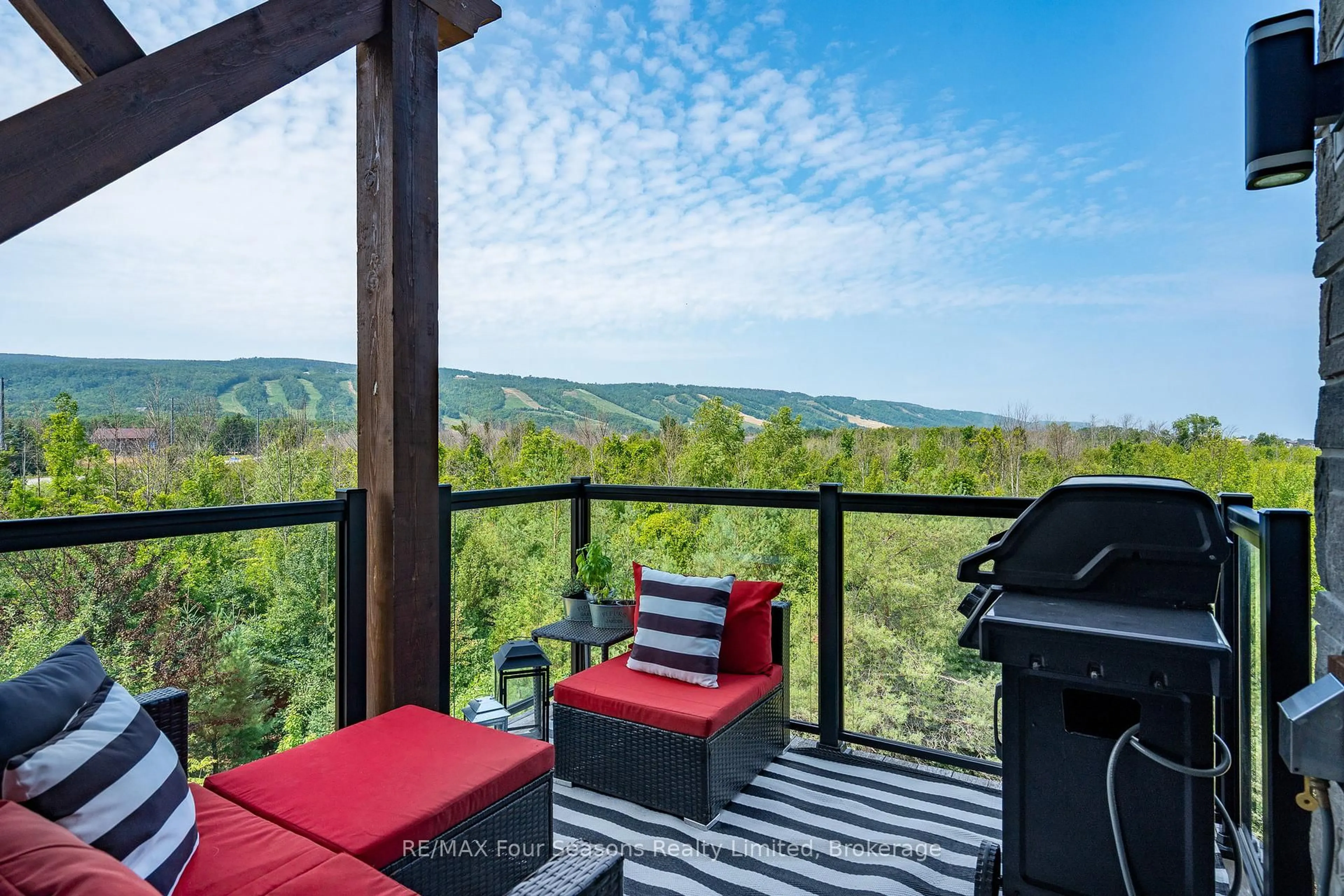 Patio, water/lake/river/ocean view for 12 BEAUSOLEIL Lane #302, Blue Mountains Ontario L9Y 2X5