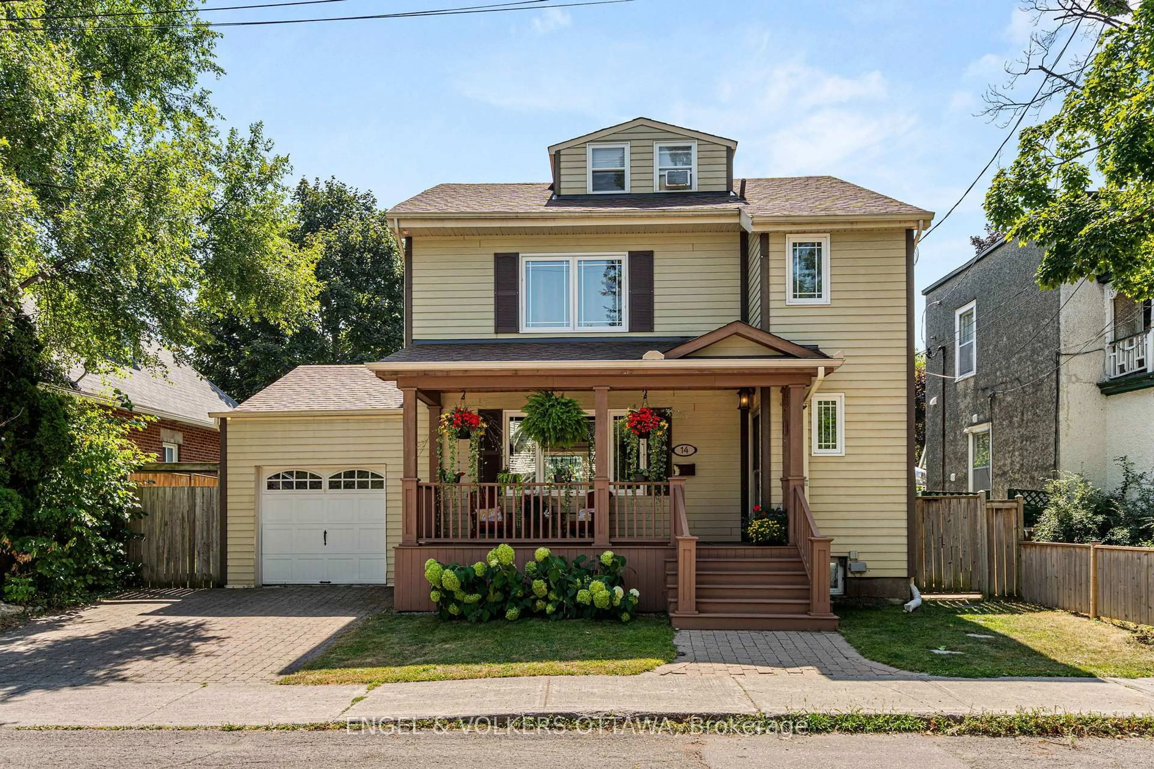Home with brick exterior material, street for 14 Cameron Ave, Ottawa Ontario K1S 0W7