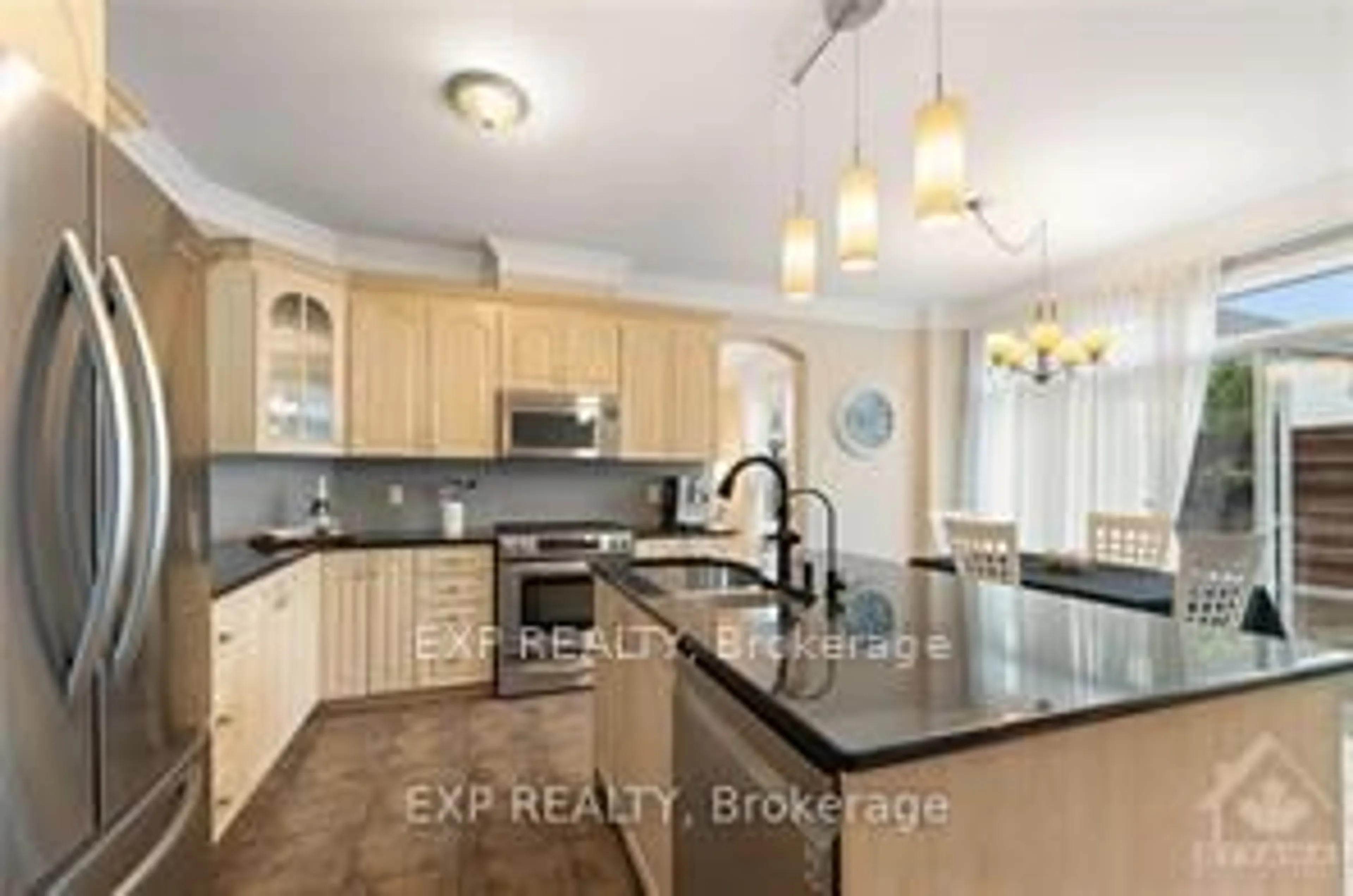 Open concept kitchen, ceramic/tile floor for 82 Branthaven St, Ottawa Ontario K4A 0H2