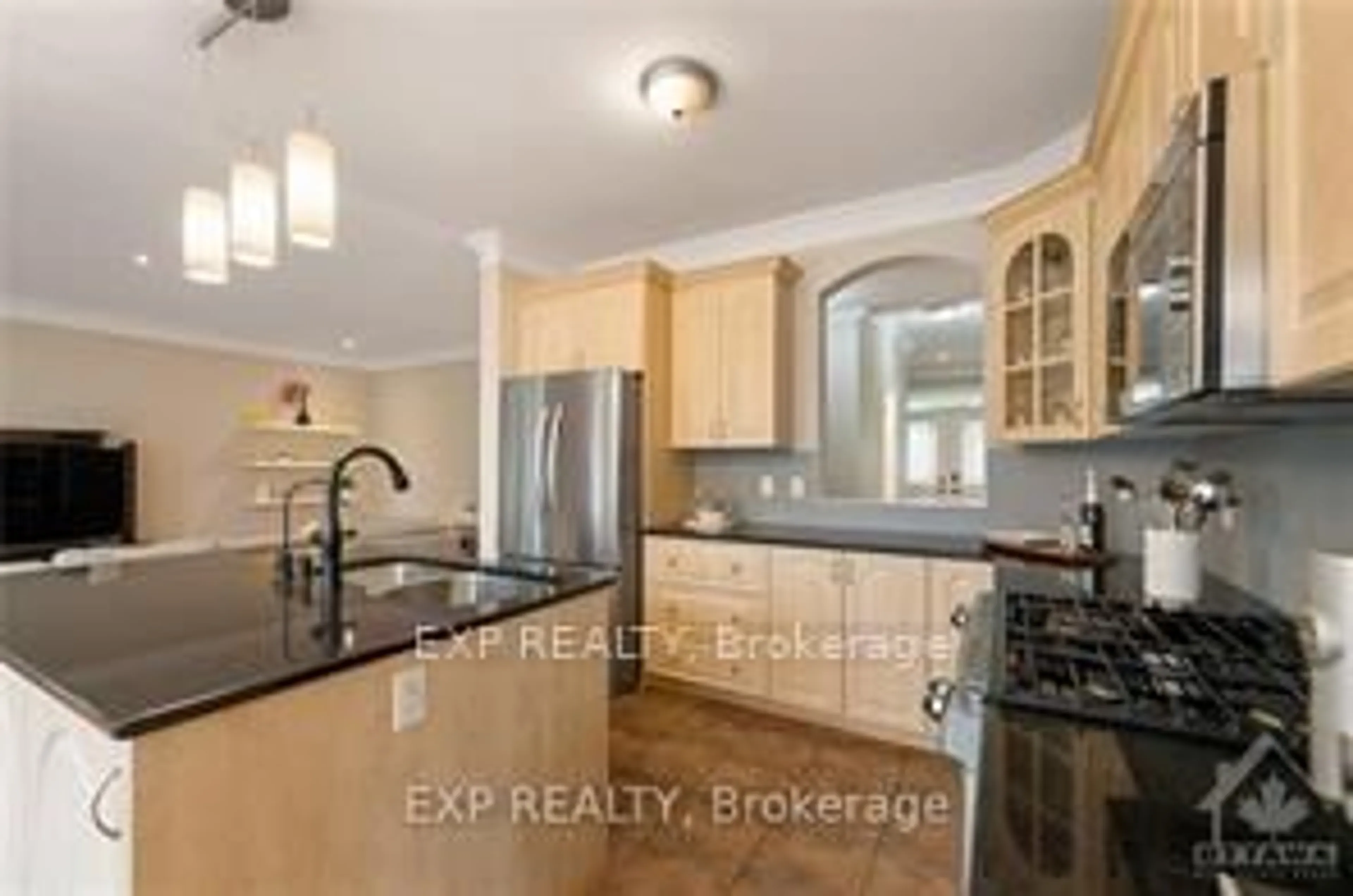 Open concept kitchen, ceramic/tile floor for 82 Branthaven St, Ottawa Ontario K4A 0H2