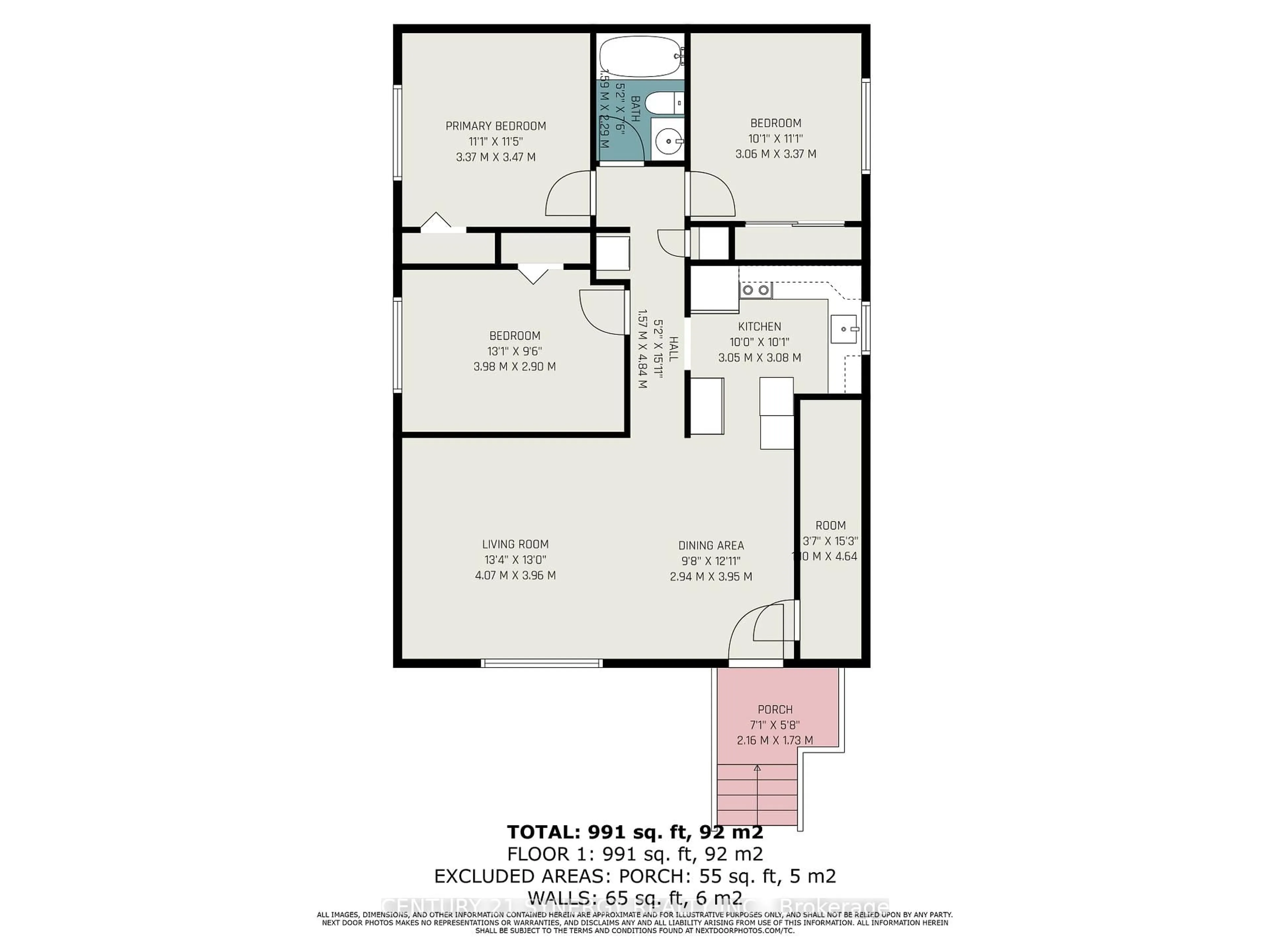 Floor plan for 389 Thomas St, Carleton Place Ontario K7C 3Z3