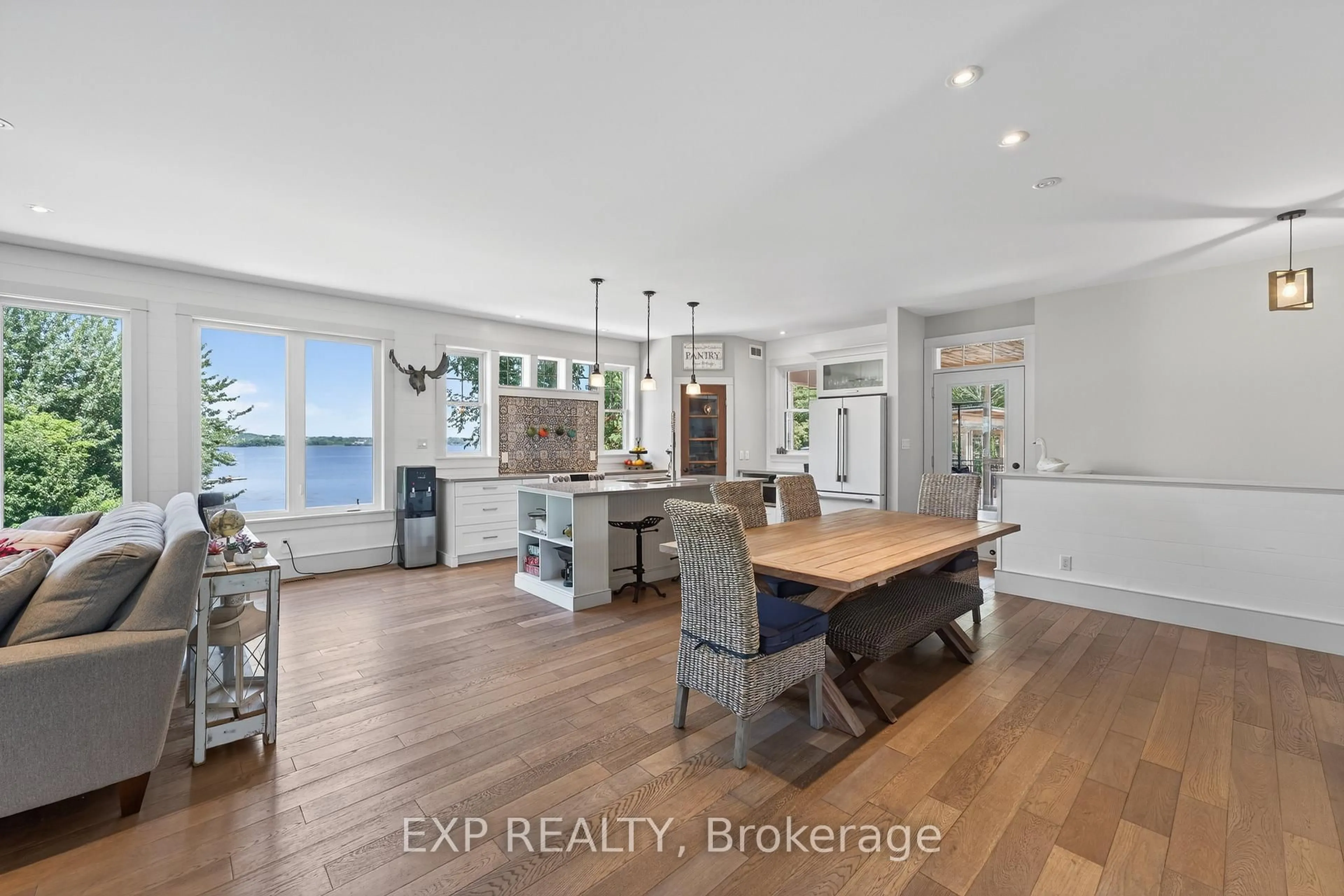 Open concept kitchen, ceramic/tile floor for 12 Olde Stone Rd, Prince Edward County Ontario K0K 1L0