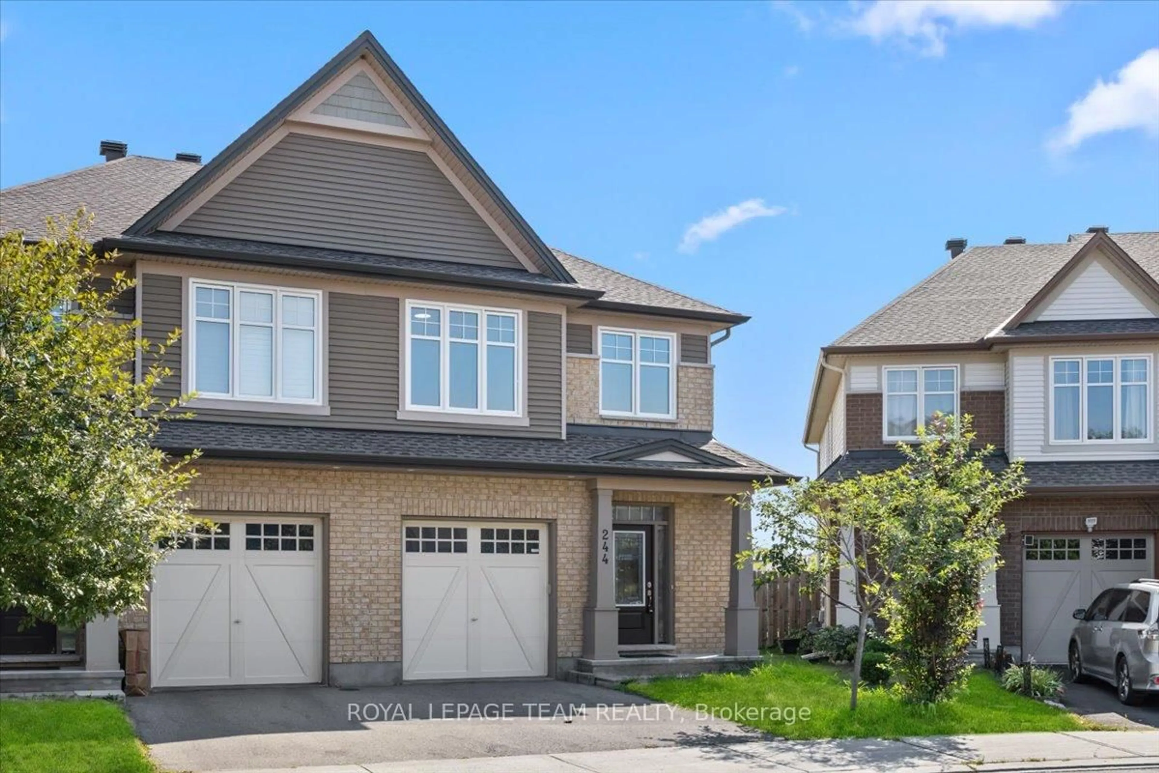 Home with brick exterior material, street for 244 Fergus Cres, Ottawa Ontario K2J 3L7