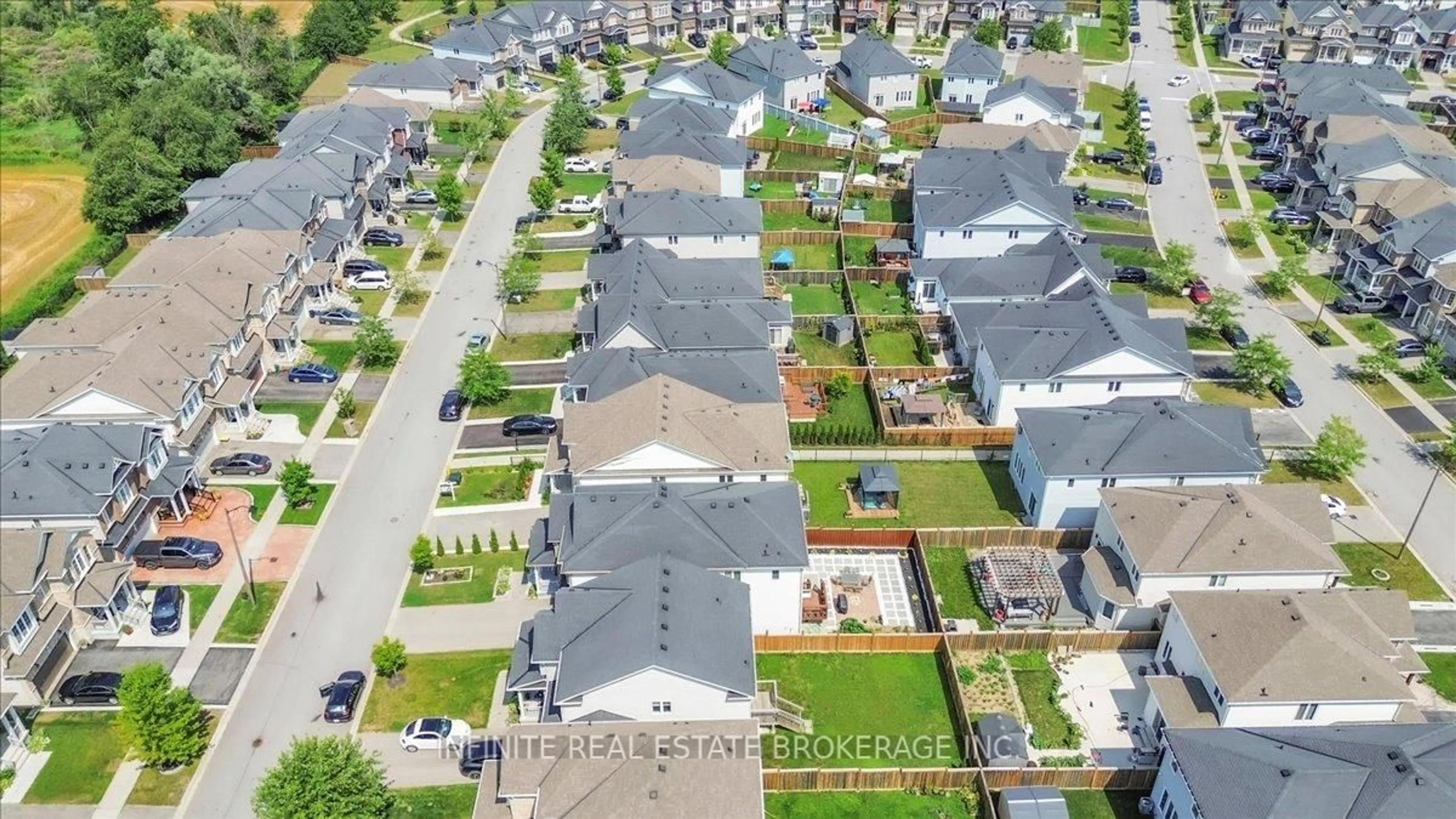 A pic from outside/outdoor area/front of a property/back of a property/a pic from drone, street for 244 Johnson Dr, Shelburne Ontario L9V 3V7