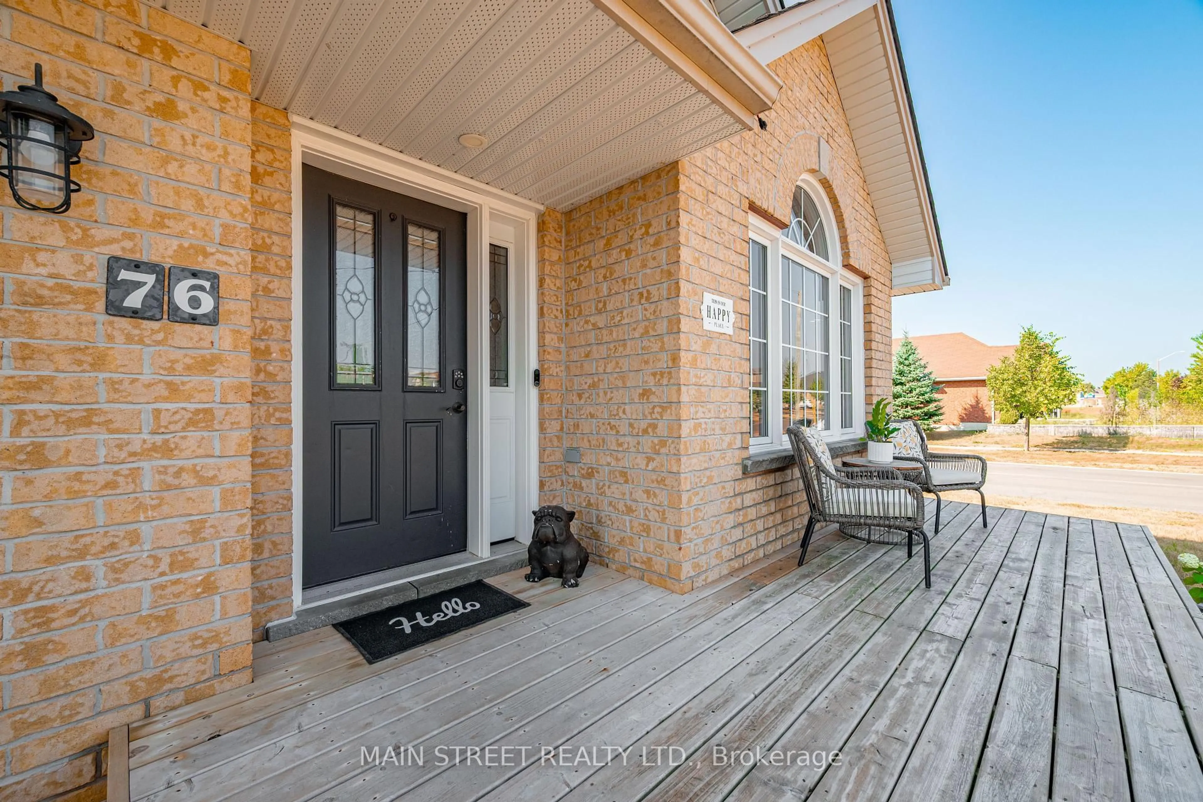 Home with brick exterior material, street for 76 Laurent Blvd, Kawartha Lakes Ontario K0M 8H1