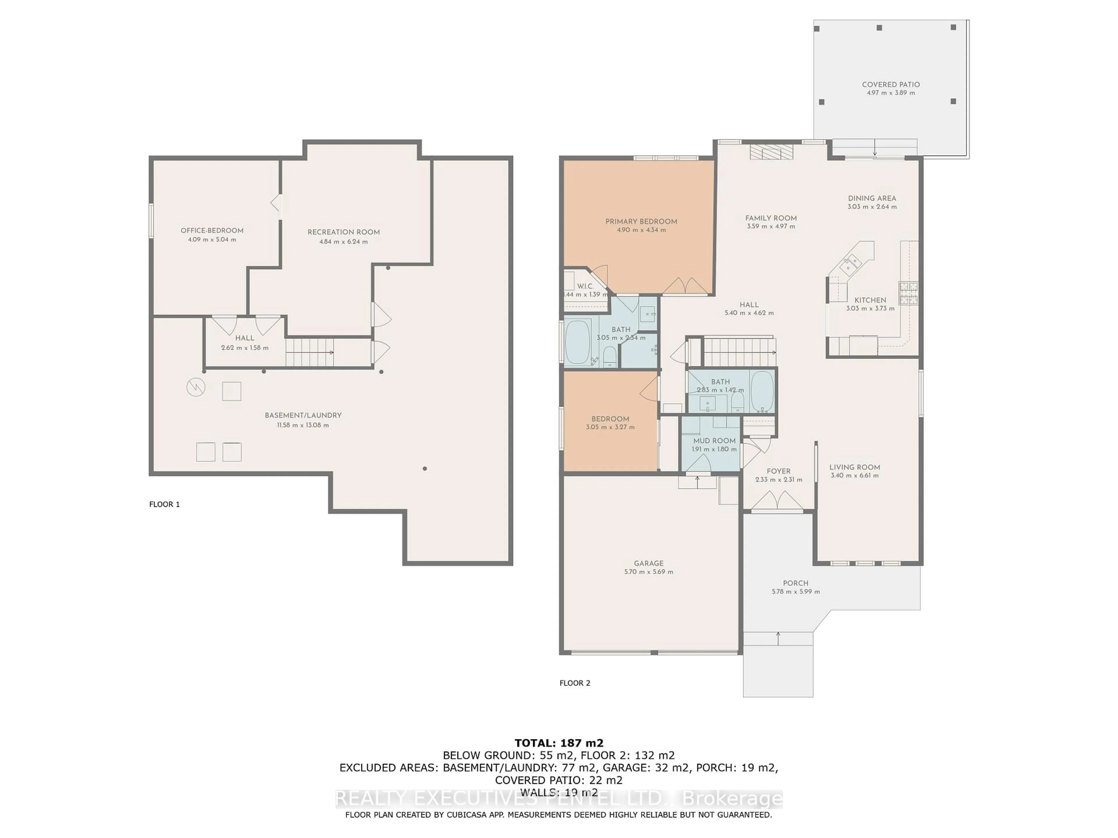 Floor plan for 58 Baxter Pl, Port Hope Ontario L1A 4J6