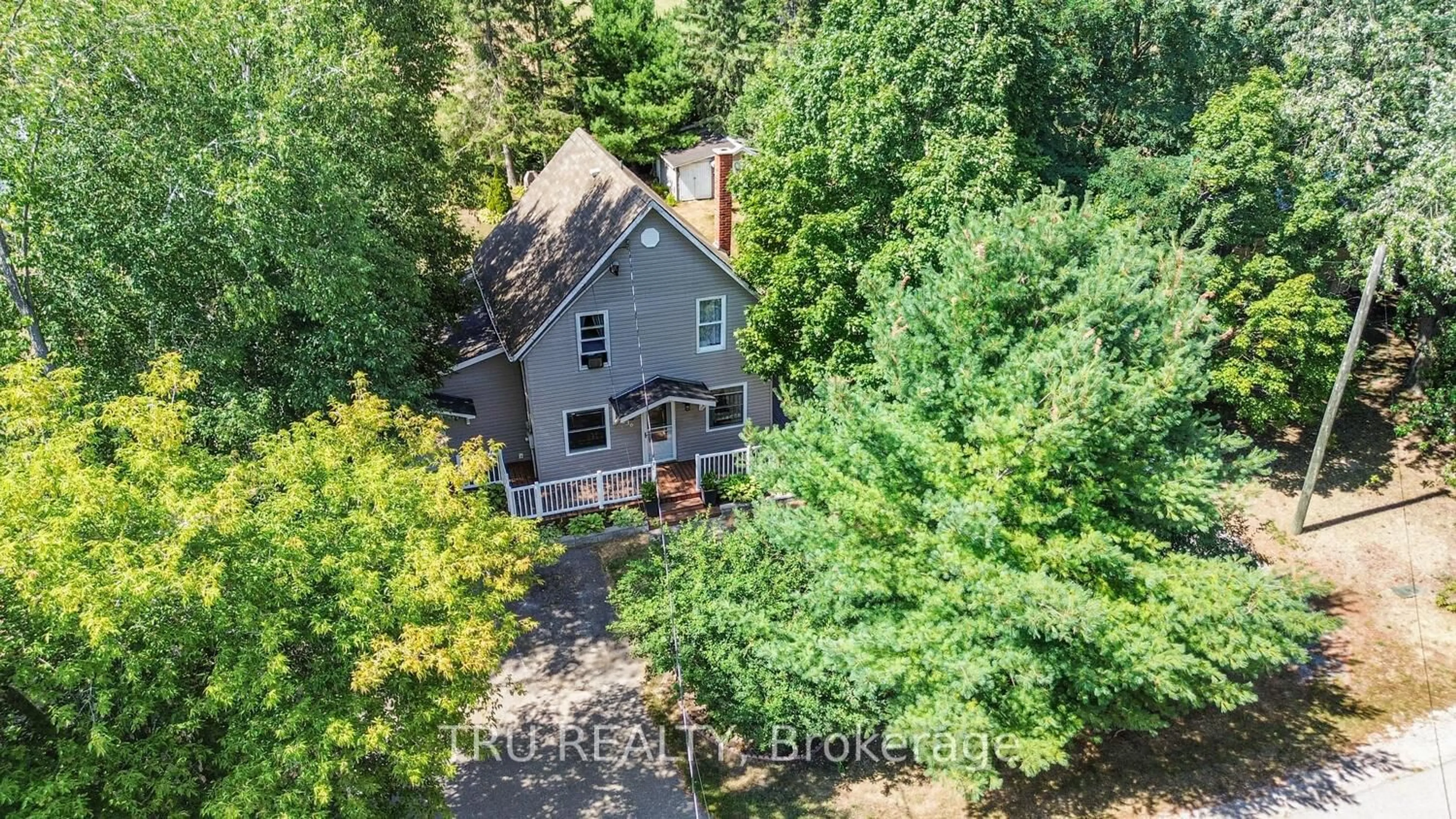 A pic from outside/outdoor area/front of a property/back of a property/a pic from drone, unknown for 236 Main St, Rideau Lakes Ontario K0G 1E0