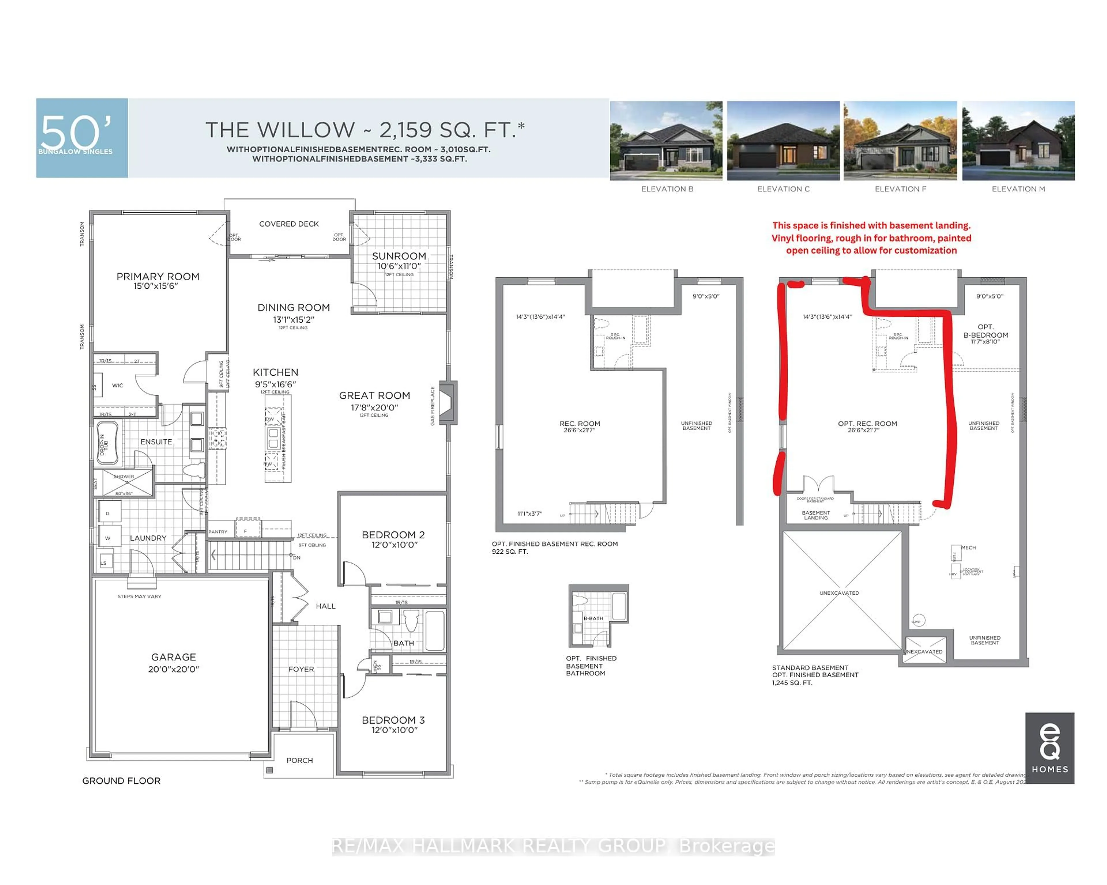 Floor plan for 128 Blackhorse Dr, North Grenville Ontario K0G 1J0