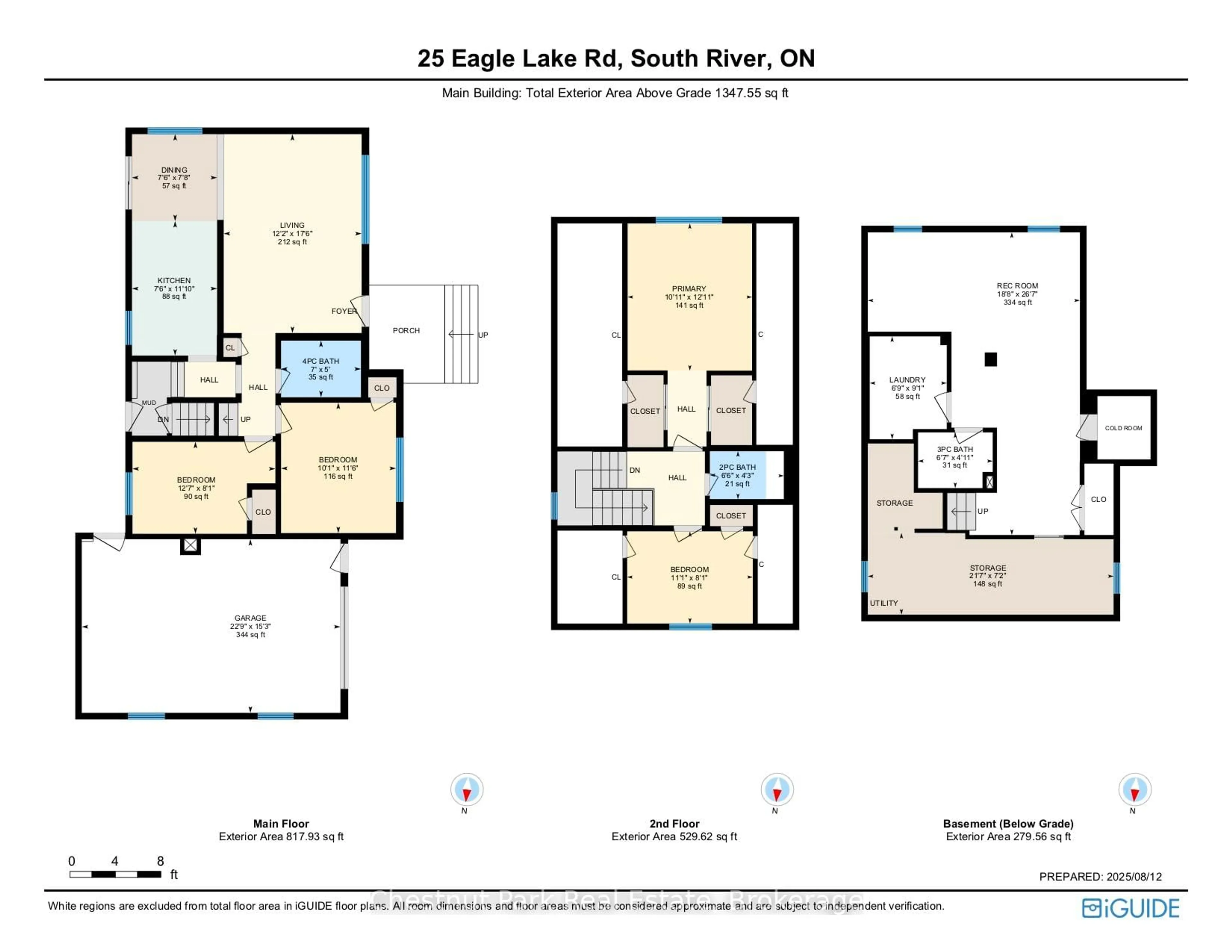 Floor plan for 25 Eagle Lake Rd, South River Ontario P0A 1X0