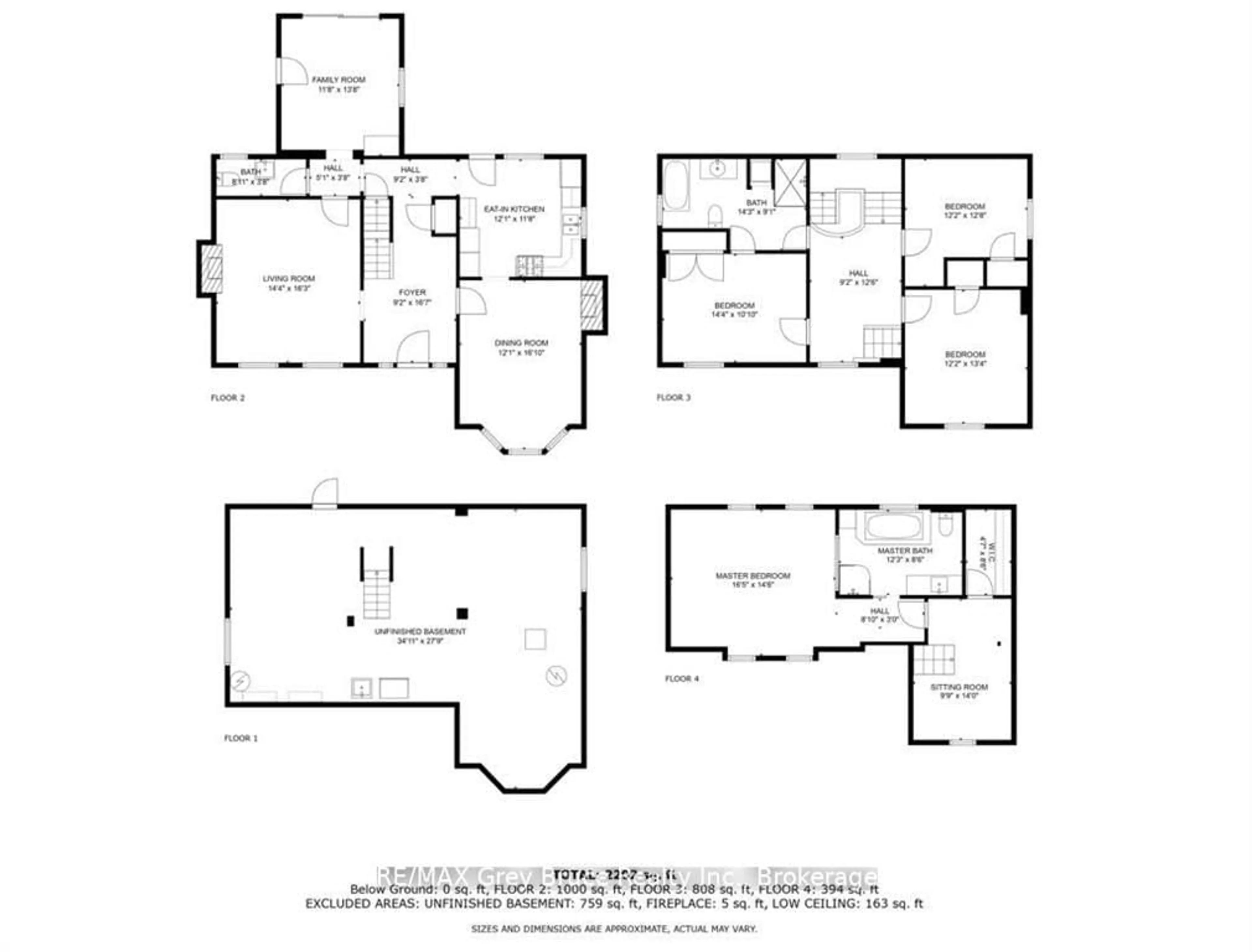 Floor plan for 922 3rd Ave, Owen Sound Ontario N4K 4P6