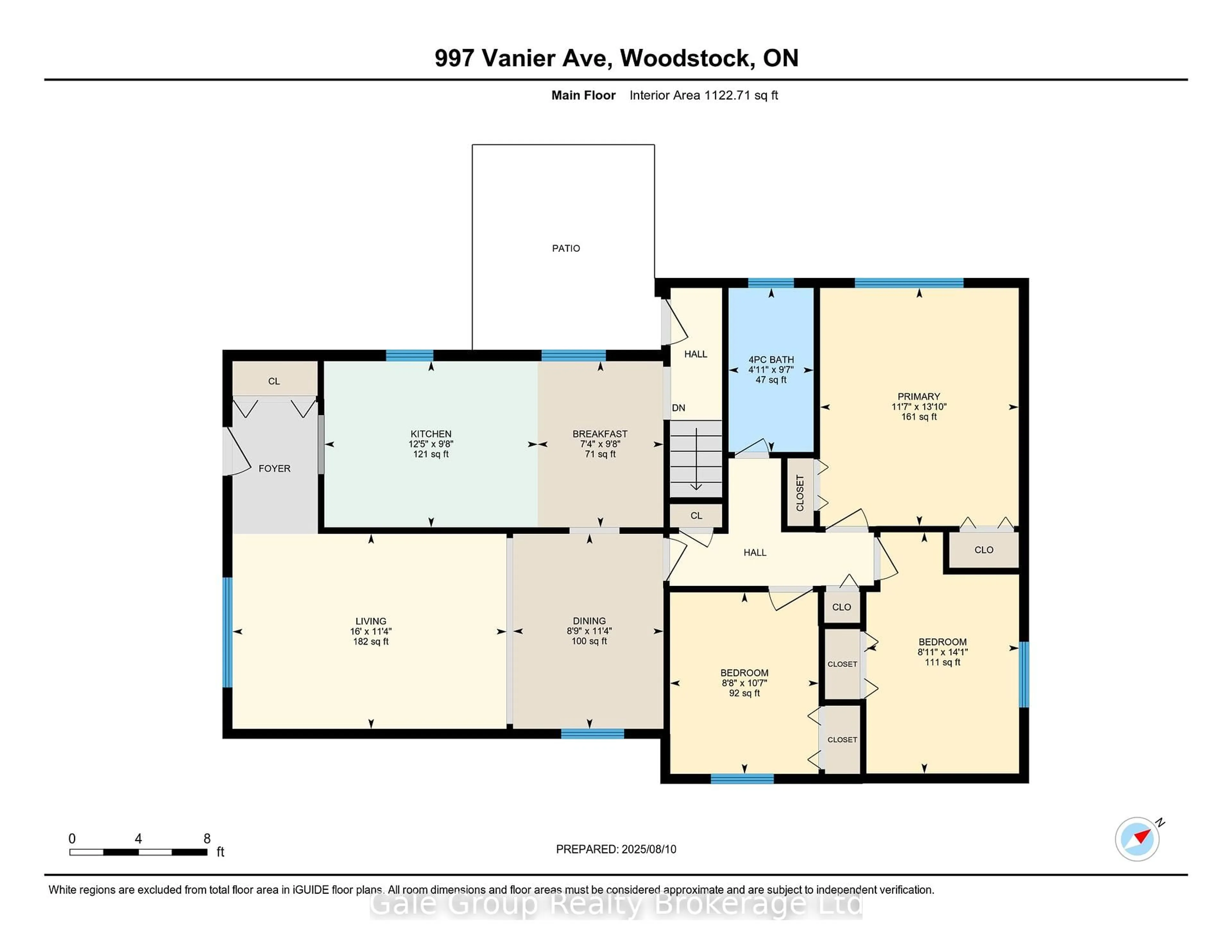 Floor plan for 997 Vanier Ave, Woodstock Ontario N4S 4K5