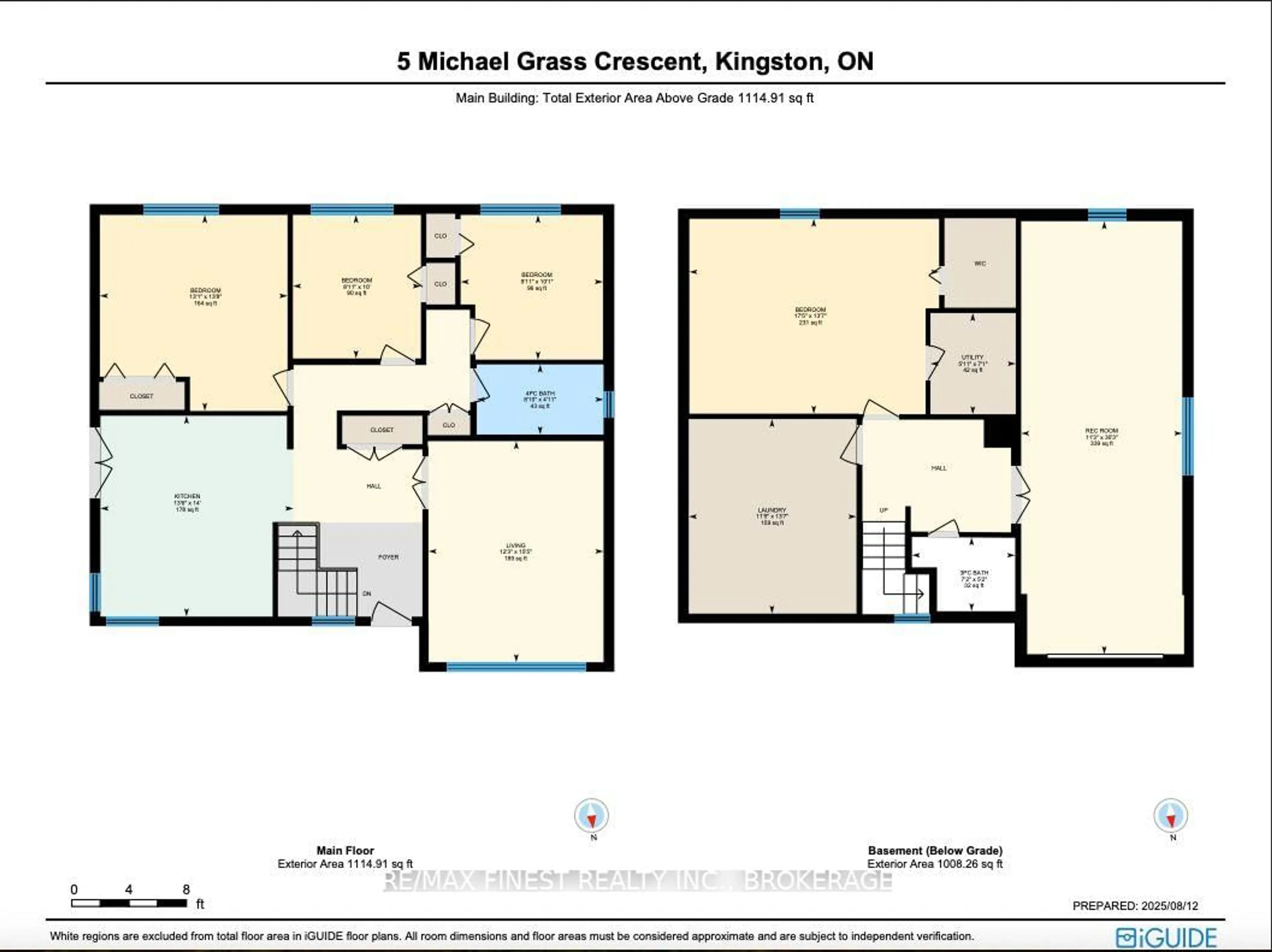 Floor plan for 5 MICHAEL GRASS Cres, Kingston Ontario K7M 2W2