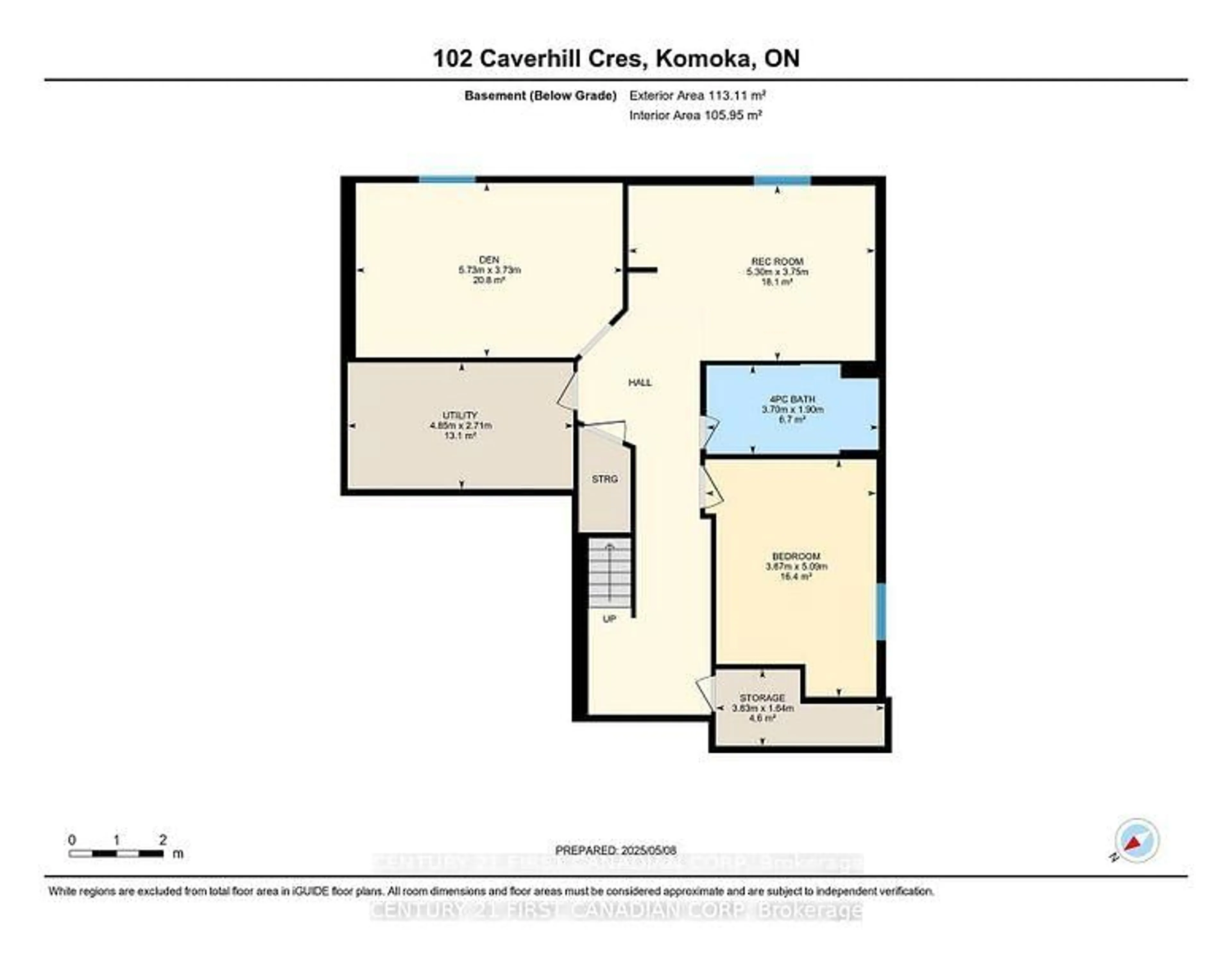 Floor plan for 102 Caverhill Cres, Middlesex Centre Ontario N0L 1R0