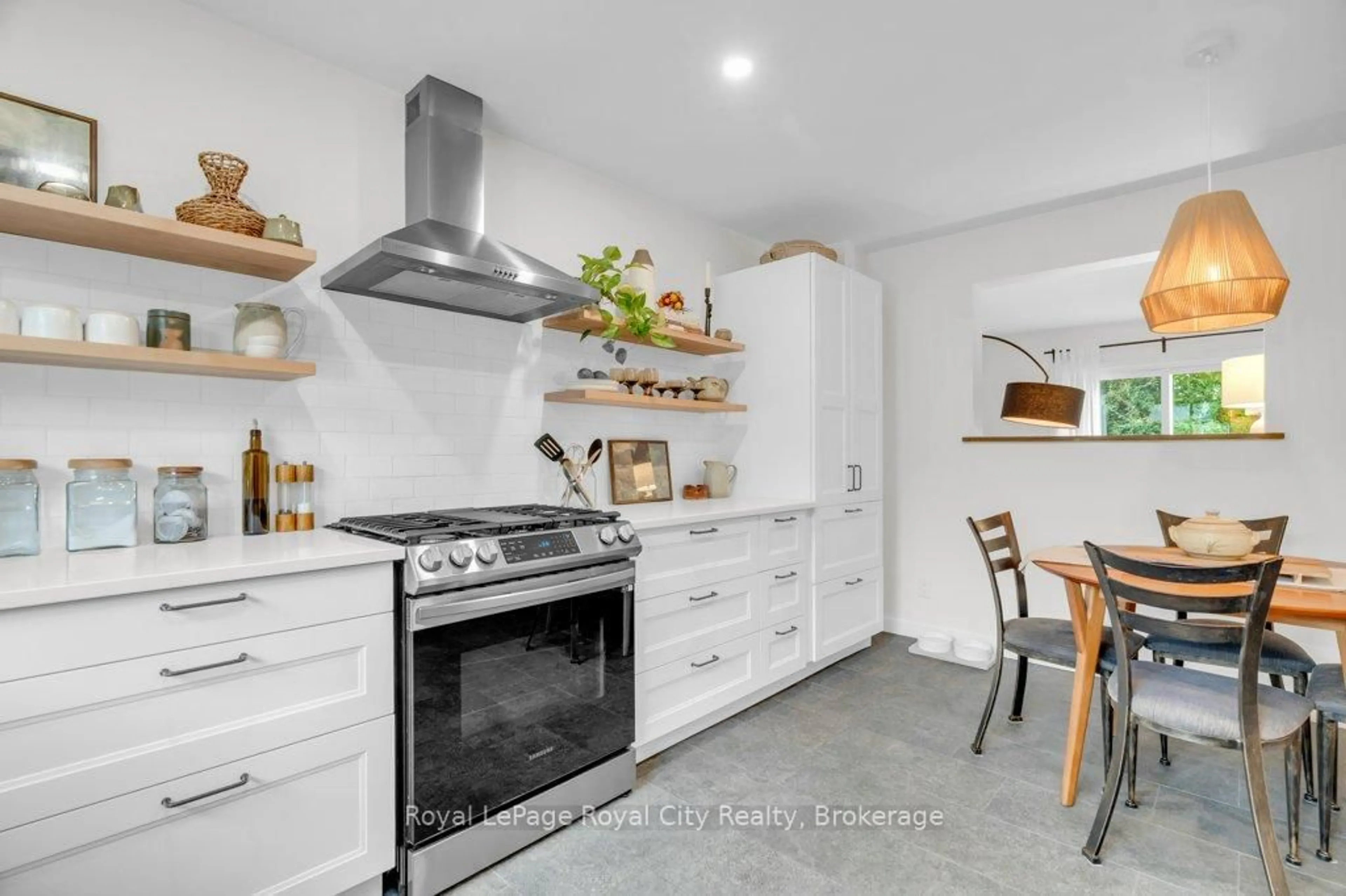 Contemporary kitchen, ceramic/tile floor for 93 Hadati Rd, Guelph Ontario N1E 6G9