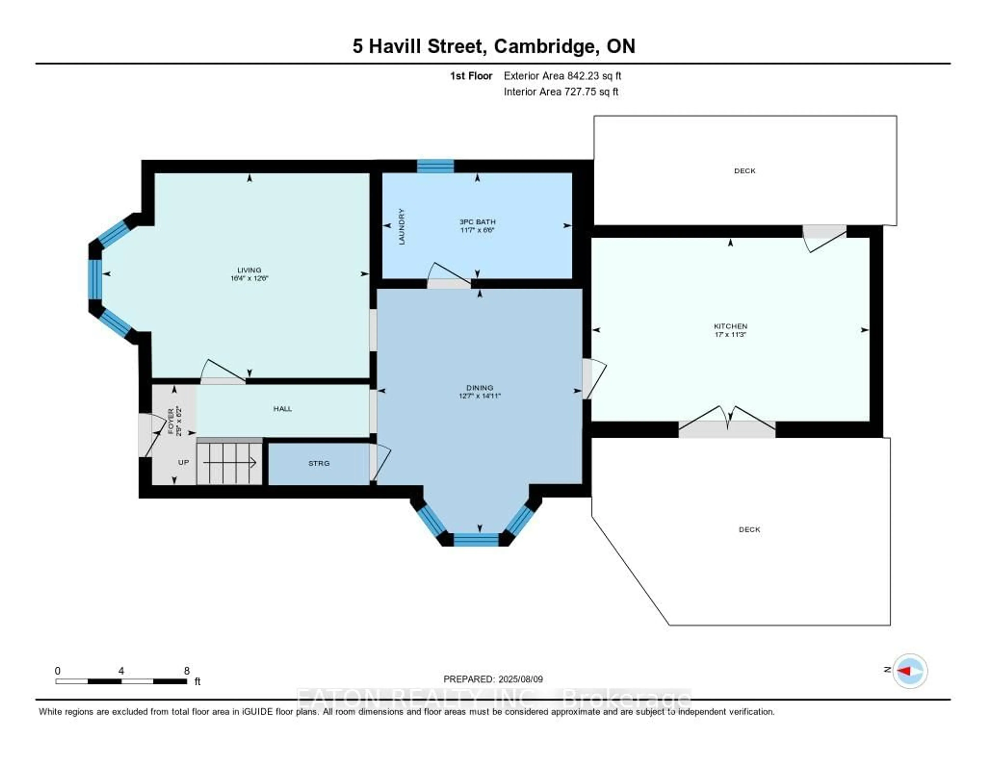 Floor plan for 5 Havill St, Cambridge Ontario N1R 2G3