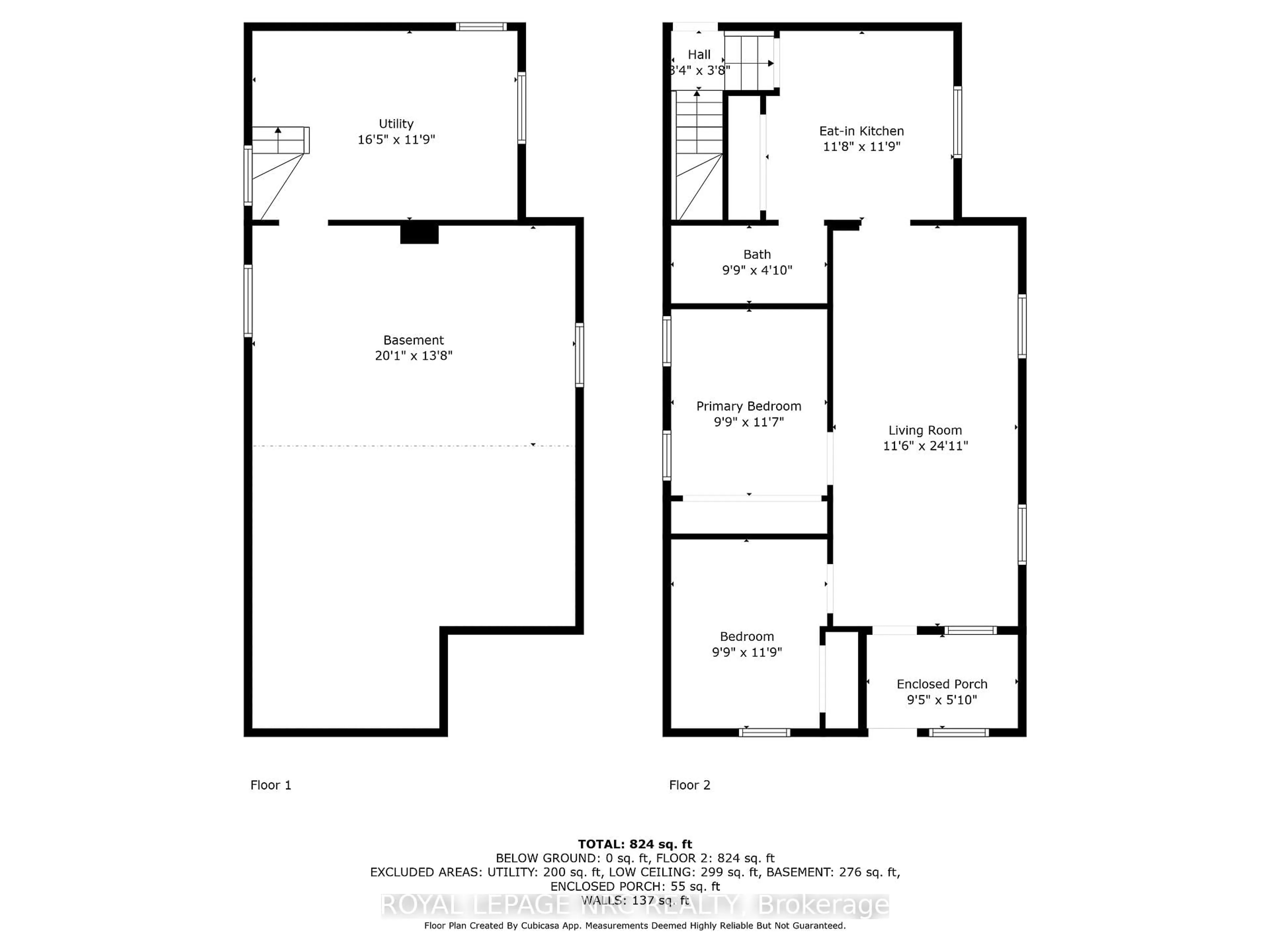 Floor plan for 37 Almond St, St. Catharines Ontario L2T 1G1