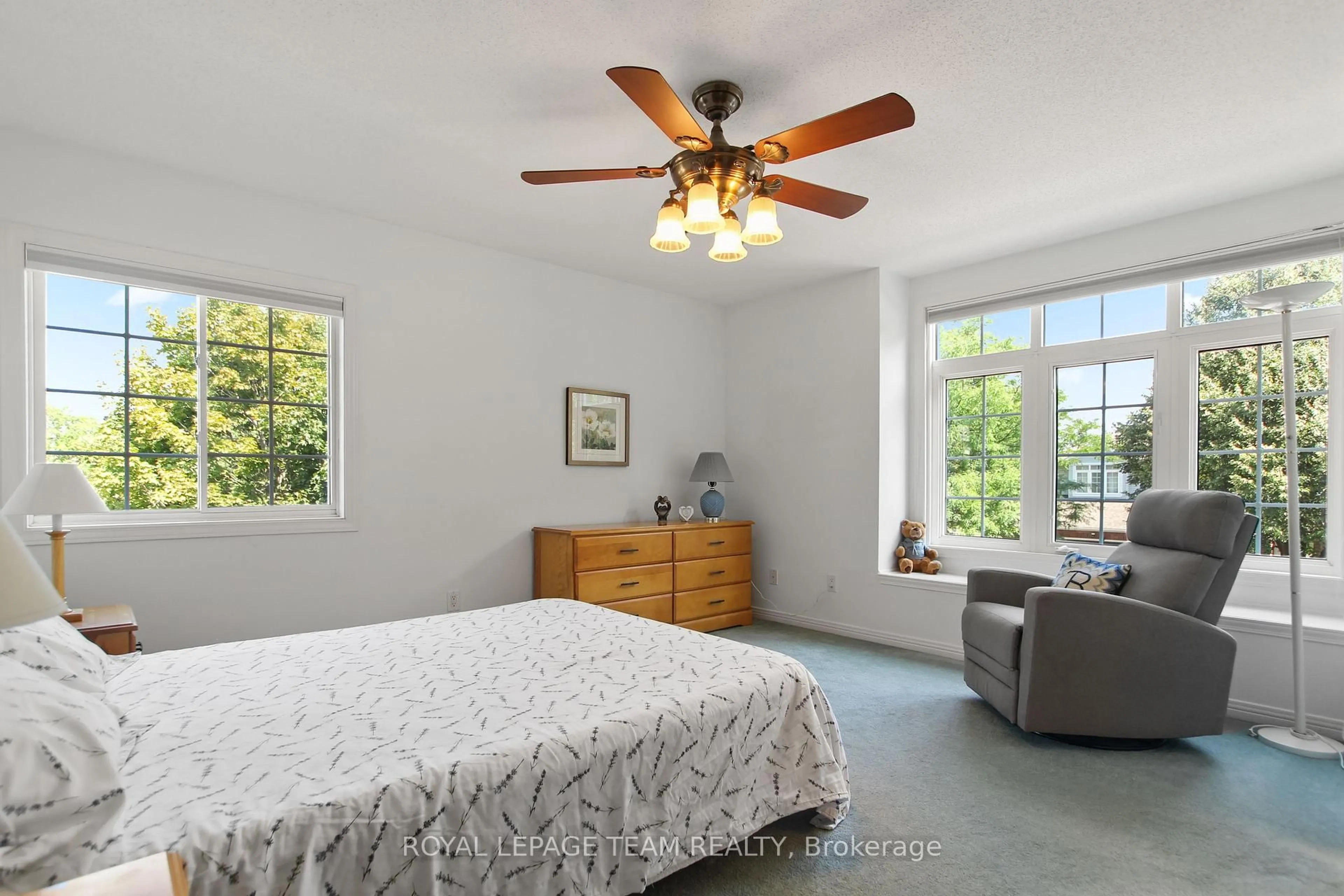 Bedroom with bed, unknown for 46 Kettleby St, Ottawa Ontario K2K 3C4