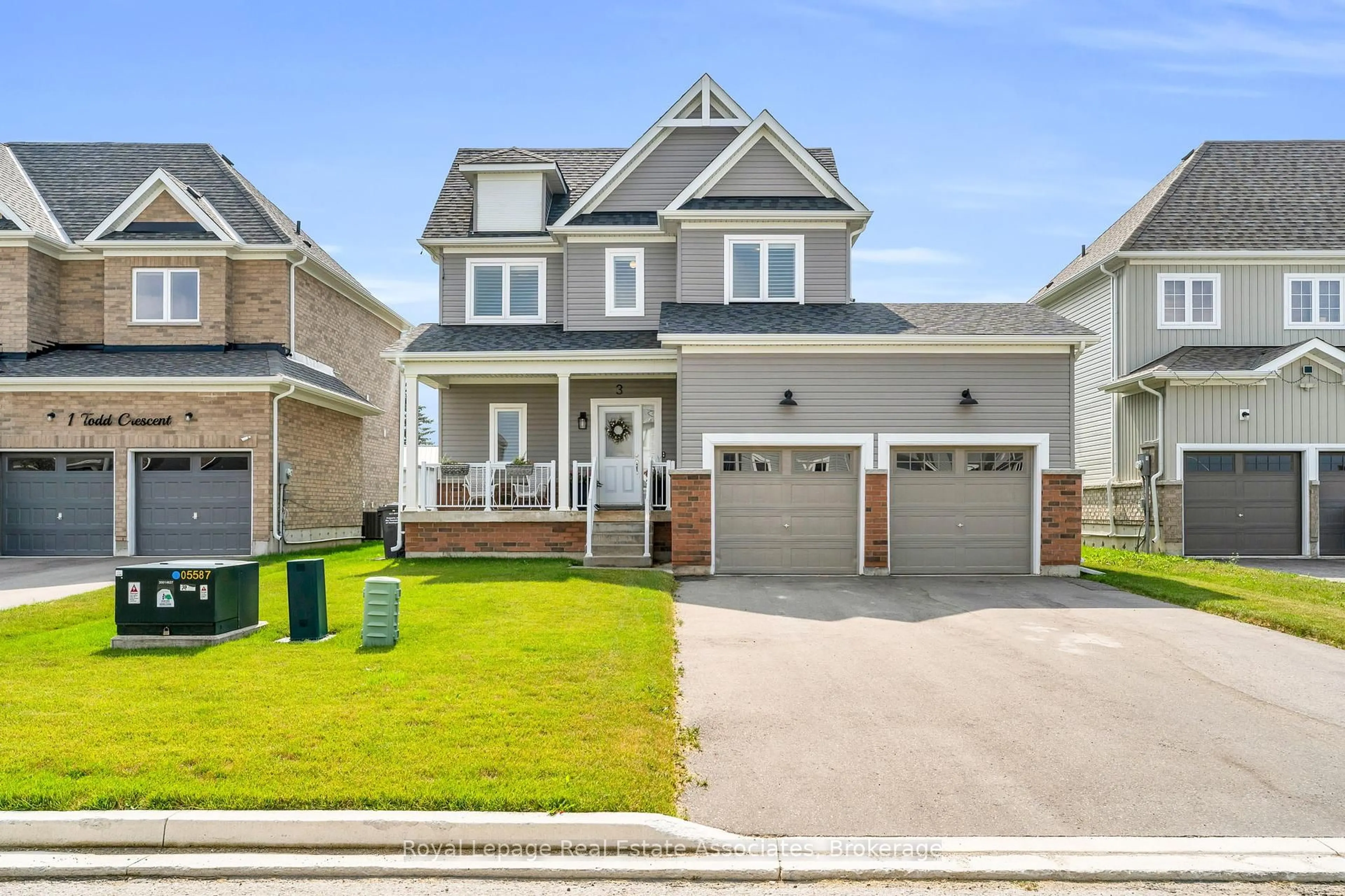 Home with brick exterior material, street for 3 Todd Cres, Southgate Ontario N0C 1B0