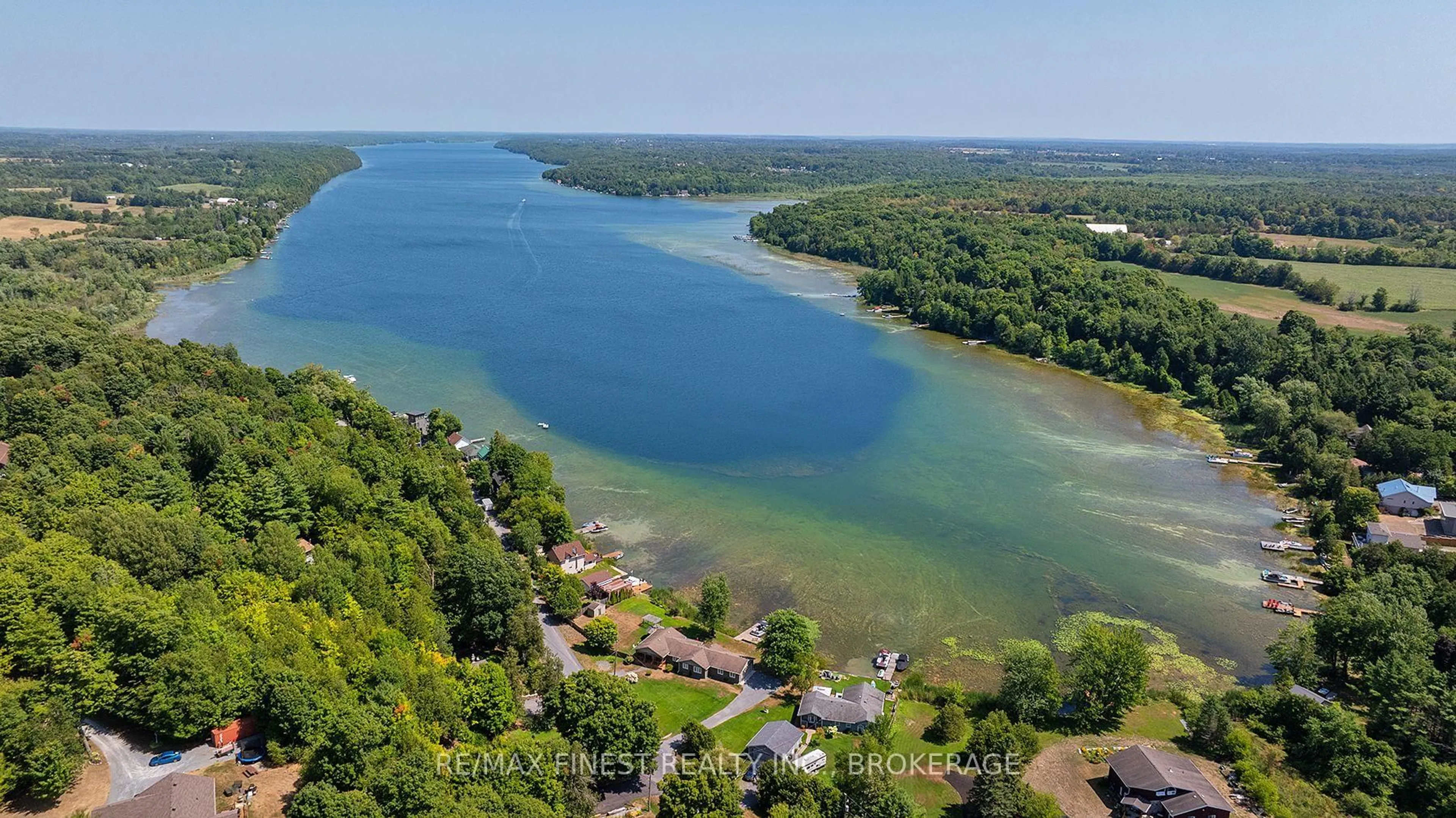 A pic from outside/outdoor area/front of a property/back of a property/a pic from drone, water/lake/river/ocean view for 3327 Loughborough Dr, Kingston Ontario K0H 1S0