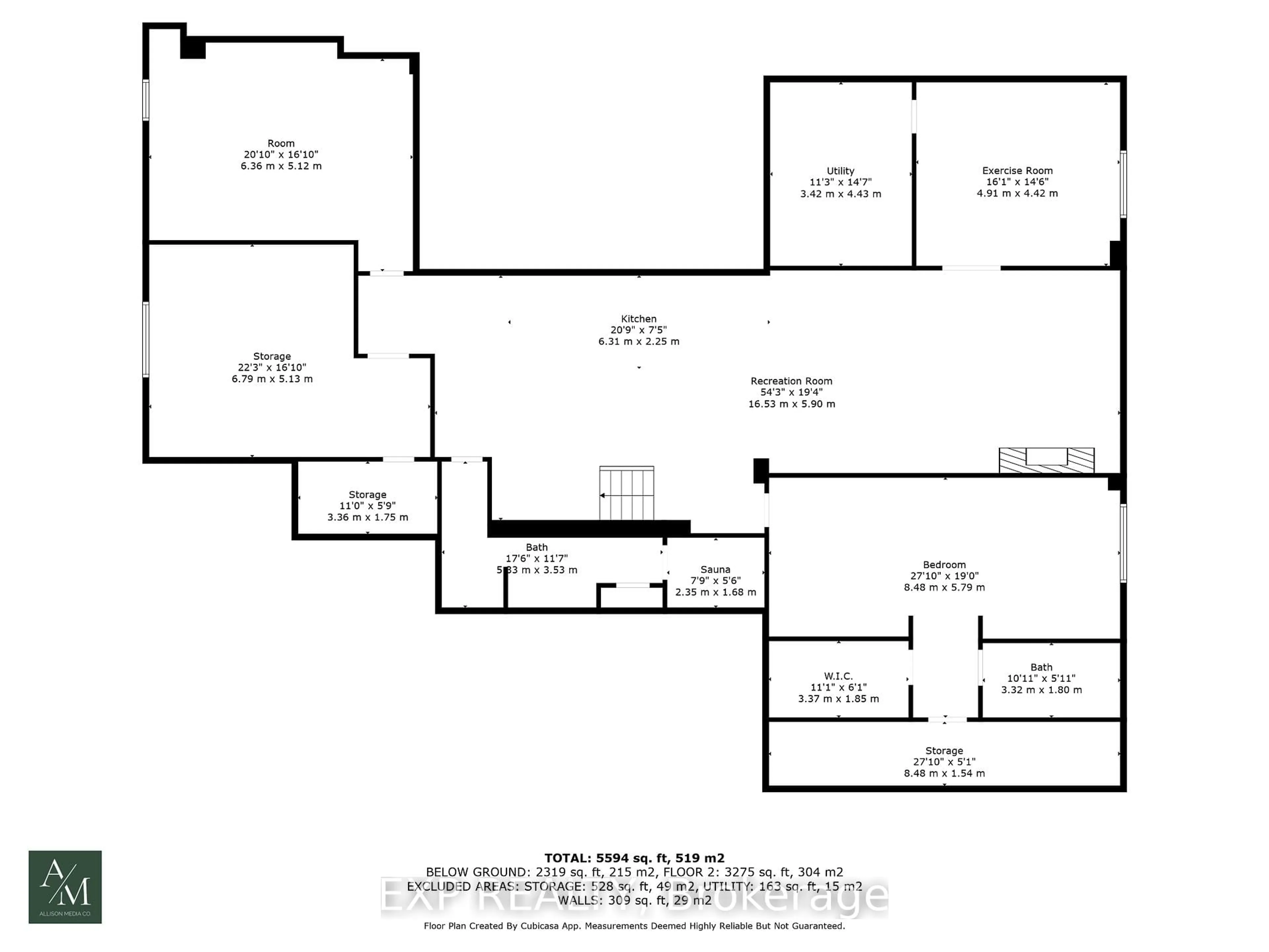 Floor plan for 806 Alexander Rd, Hamilton Ontario L9G 3E9