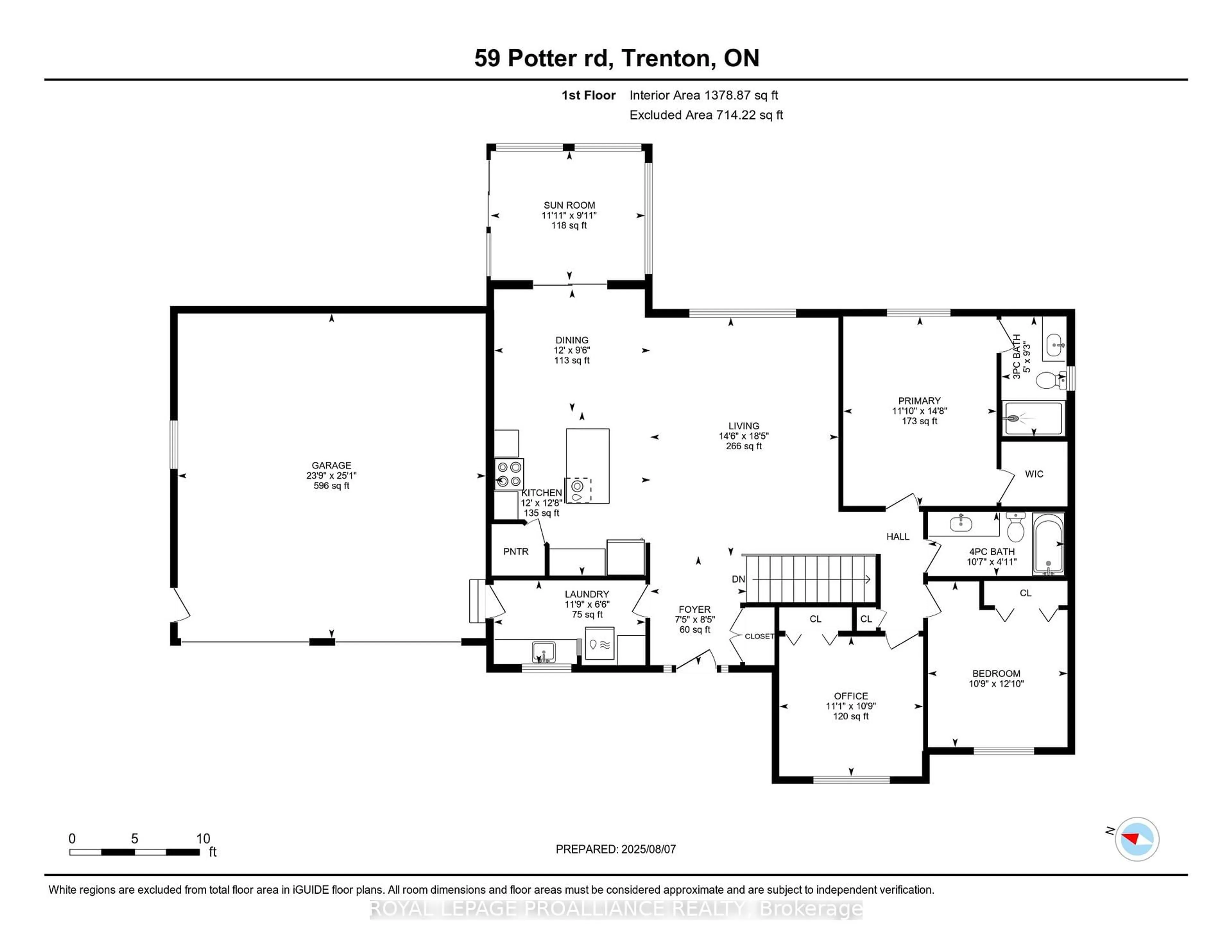 Floor plan for 59 Potter Rd, Quinte West Ontario K8V 5P6