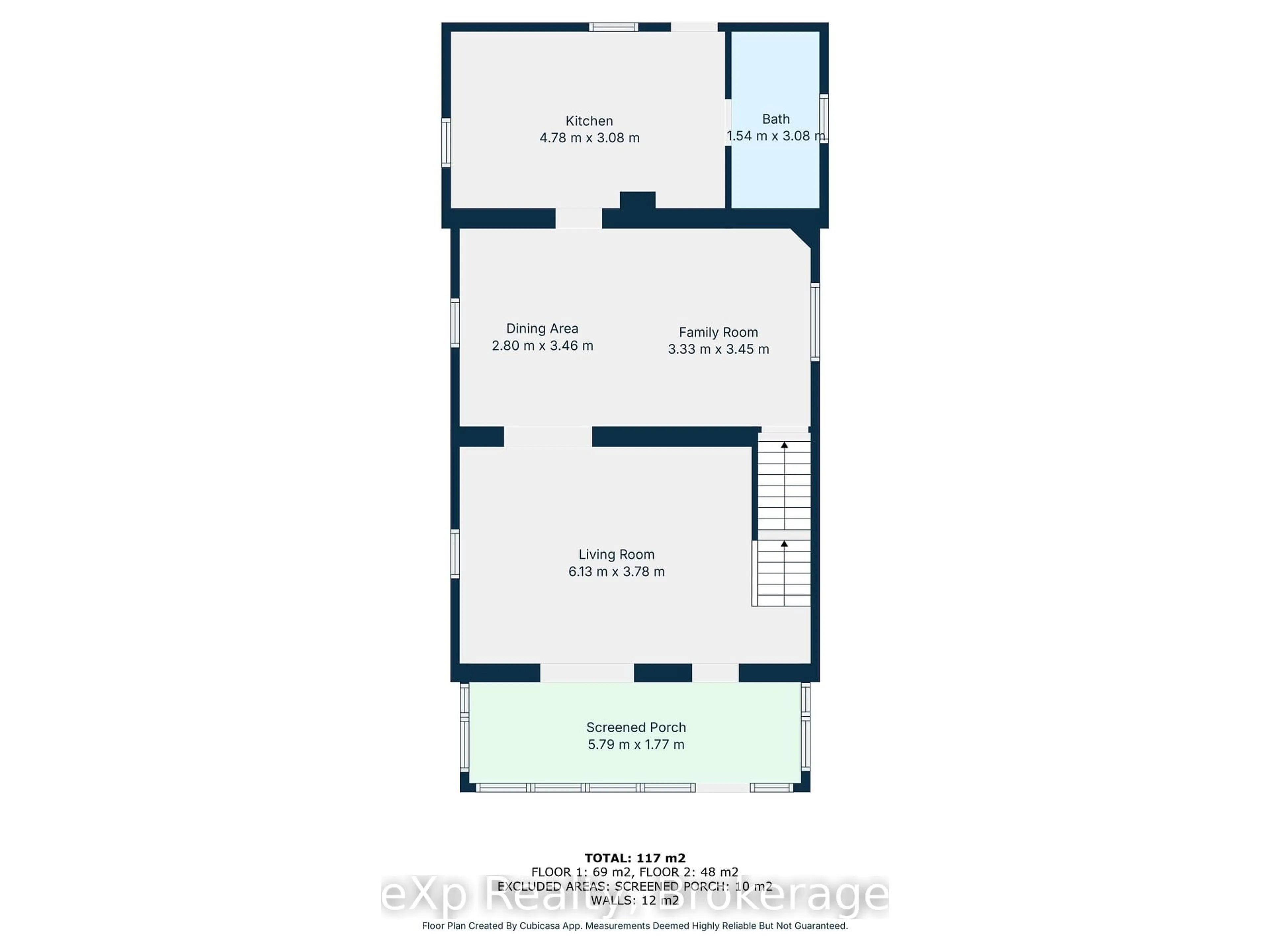 Floor plan for 605 10th Ave, Hanover Ontario N4N 2P6