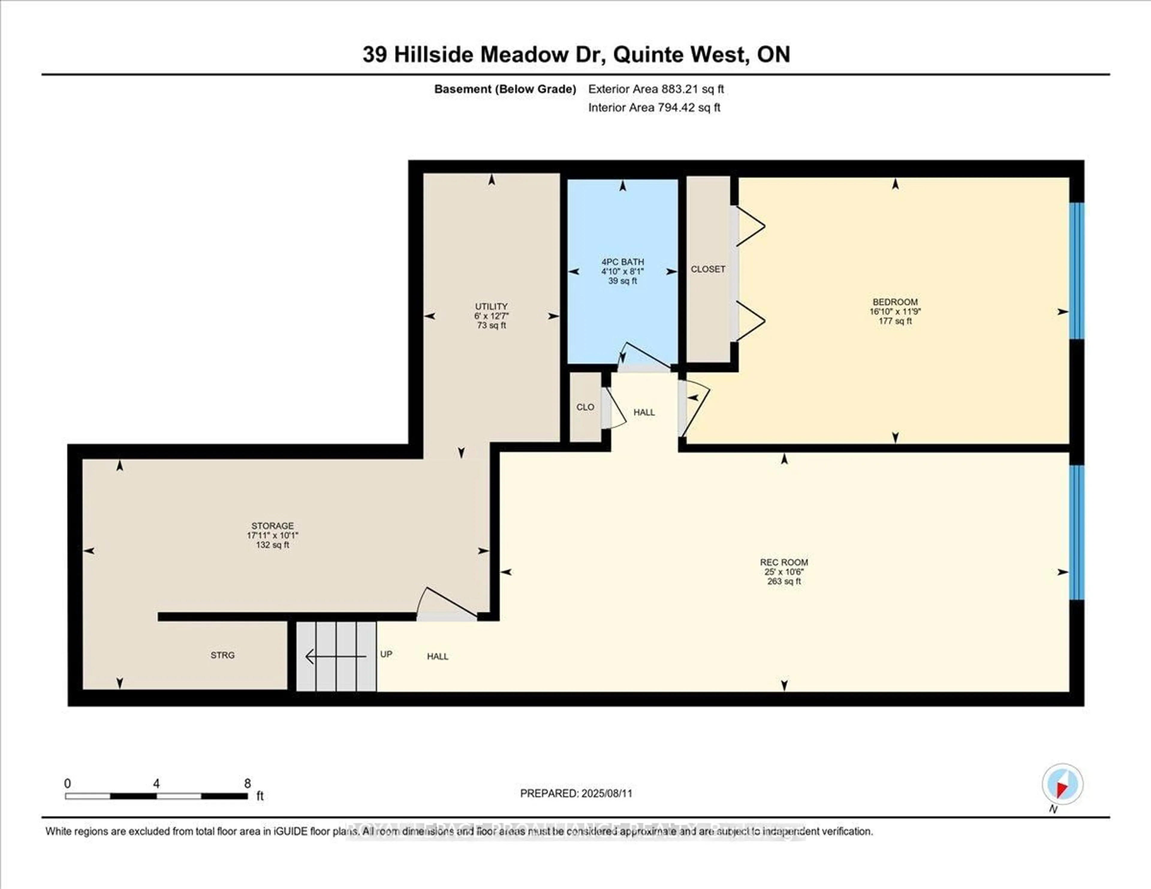 Floor plan for 39 Hillside Meadow Dr, Quinte West Ontario K8V 0J5