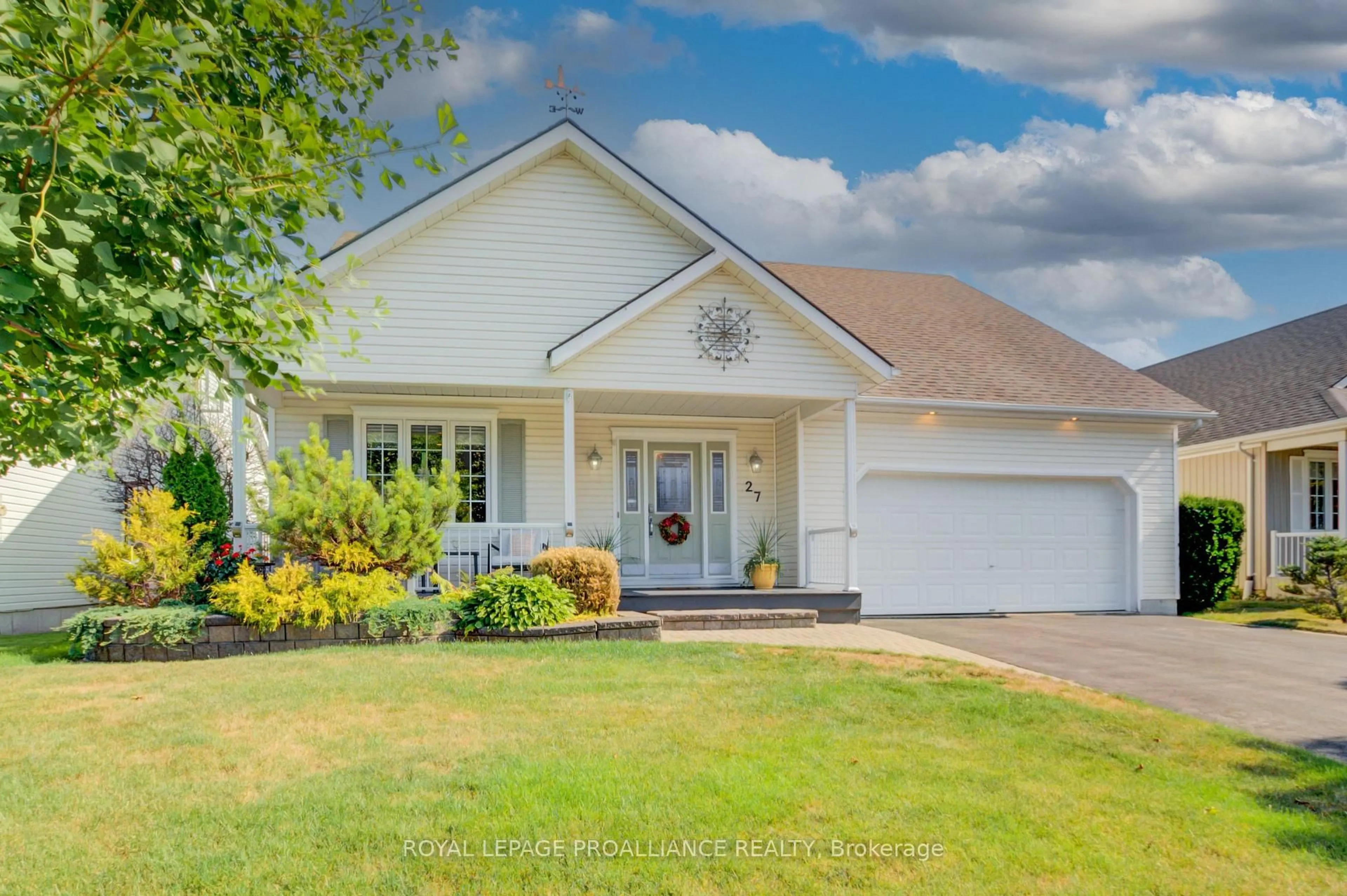Home with vinyl exterior material, street for 27 Sandpiper Way, Brighton Ontario K0K 1H0