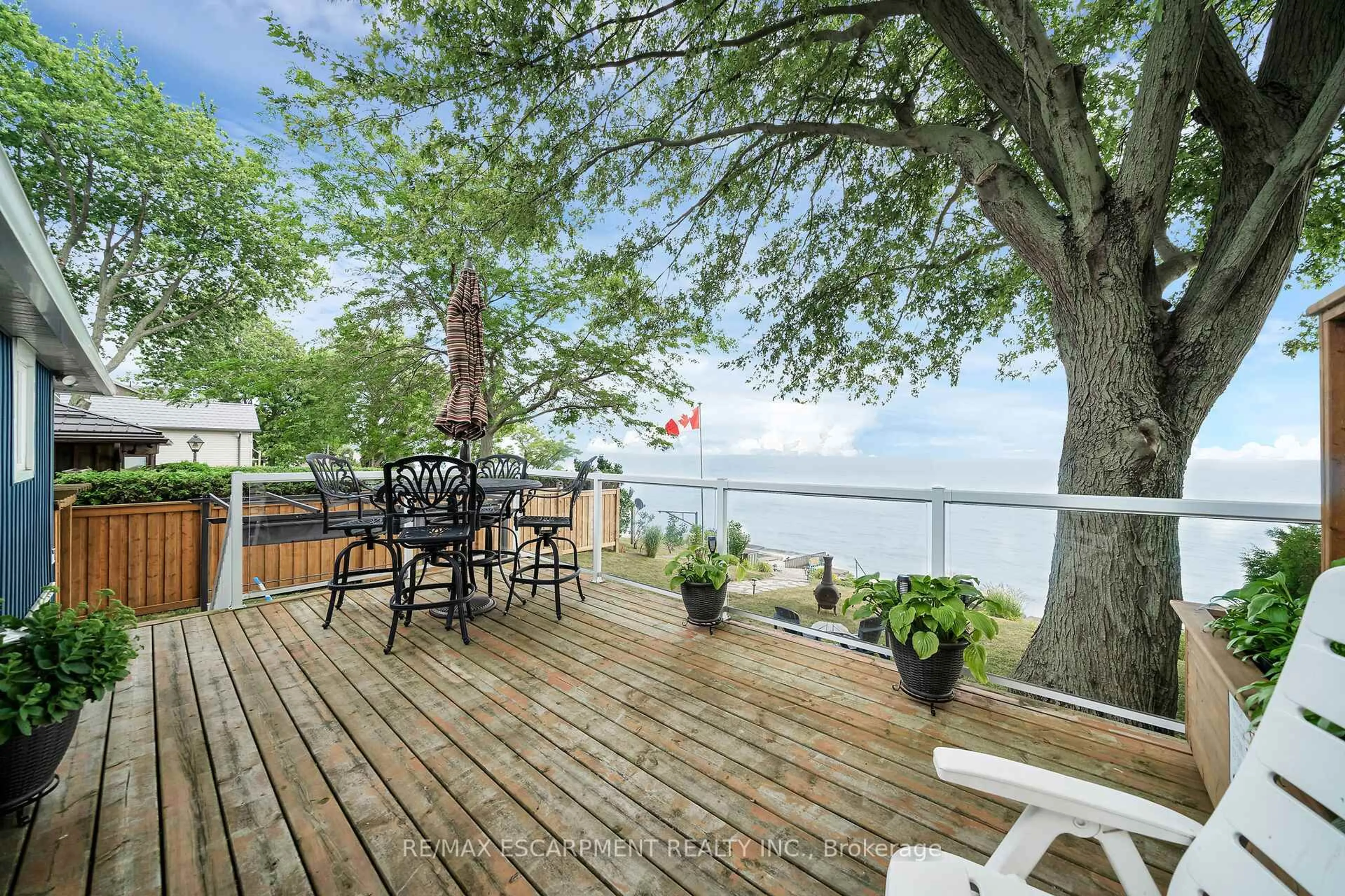 Patio, water/lake/river/ocean view for 42 Erieview Lane, Haldimand Ontario N0A 1P0